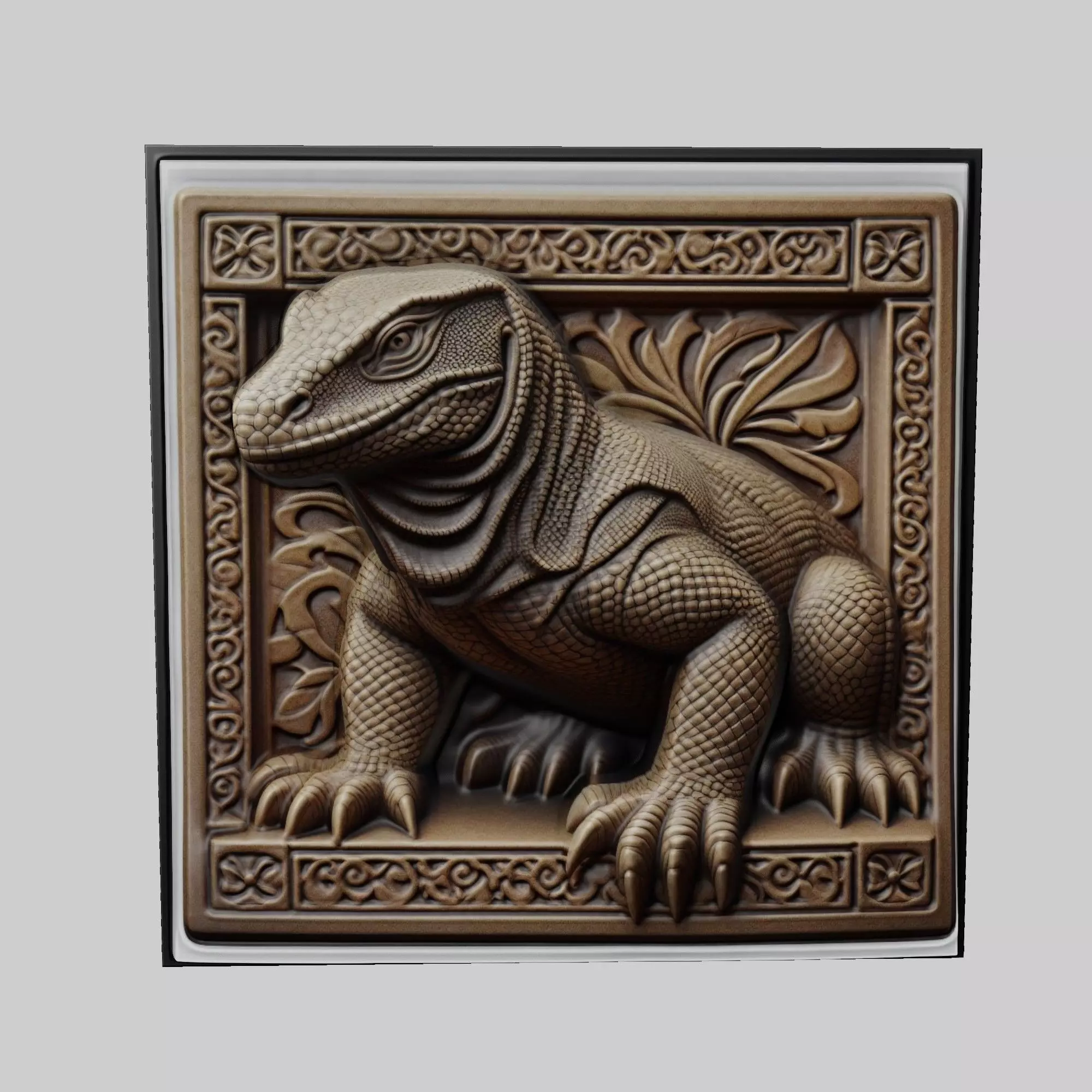 Komodo Dragon Animal 3D print model_0