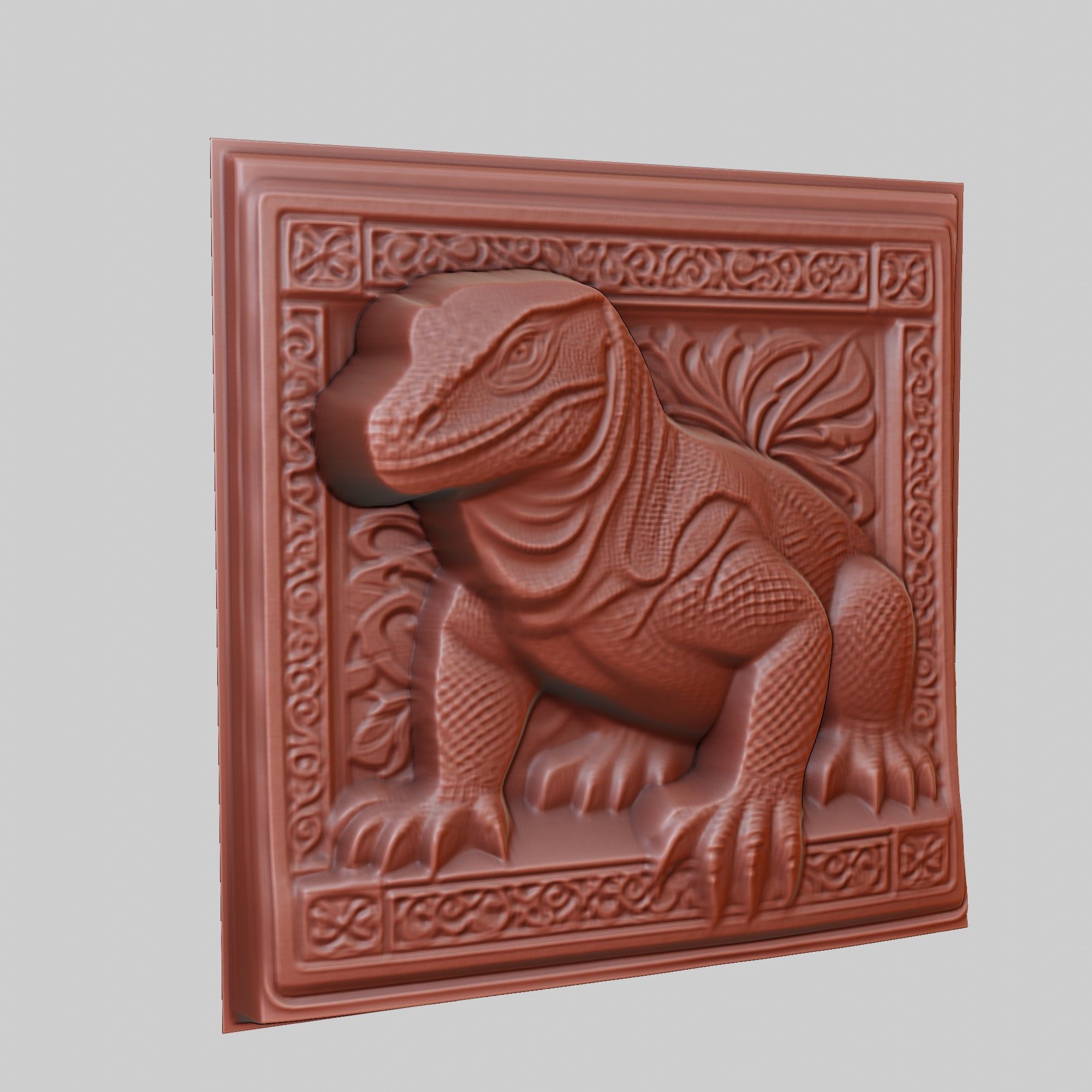 Komodo Dragon Animal 3D print model_3