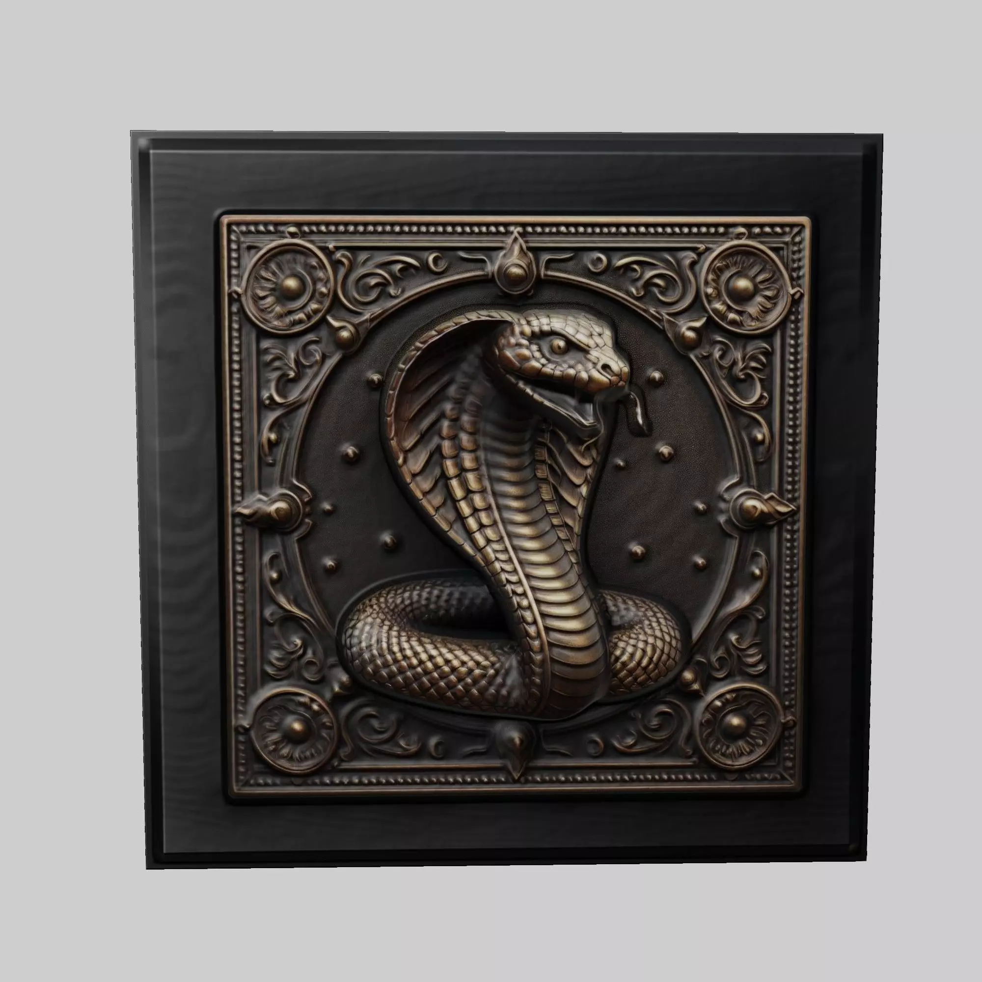 King Cobra Animal 3D print model_0