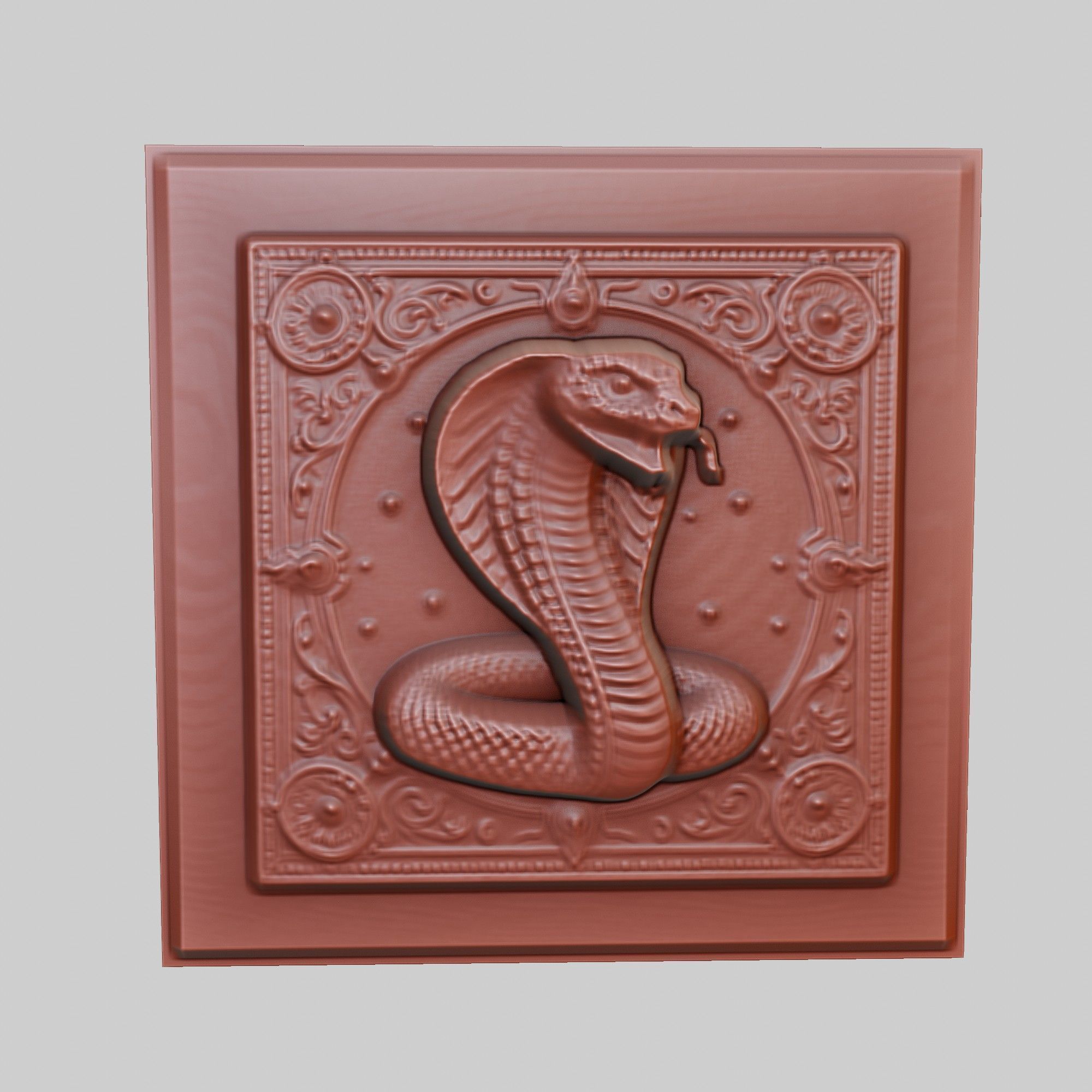 King Cobra Animal 3D print model_2