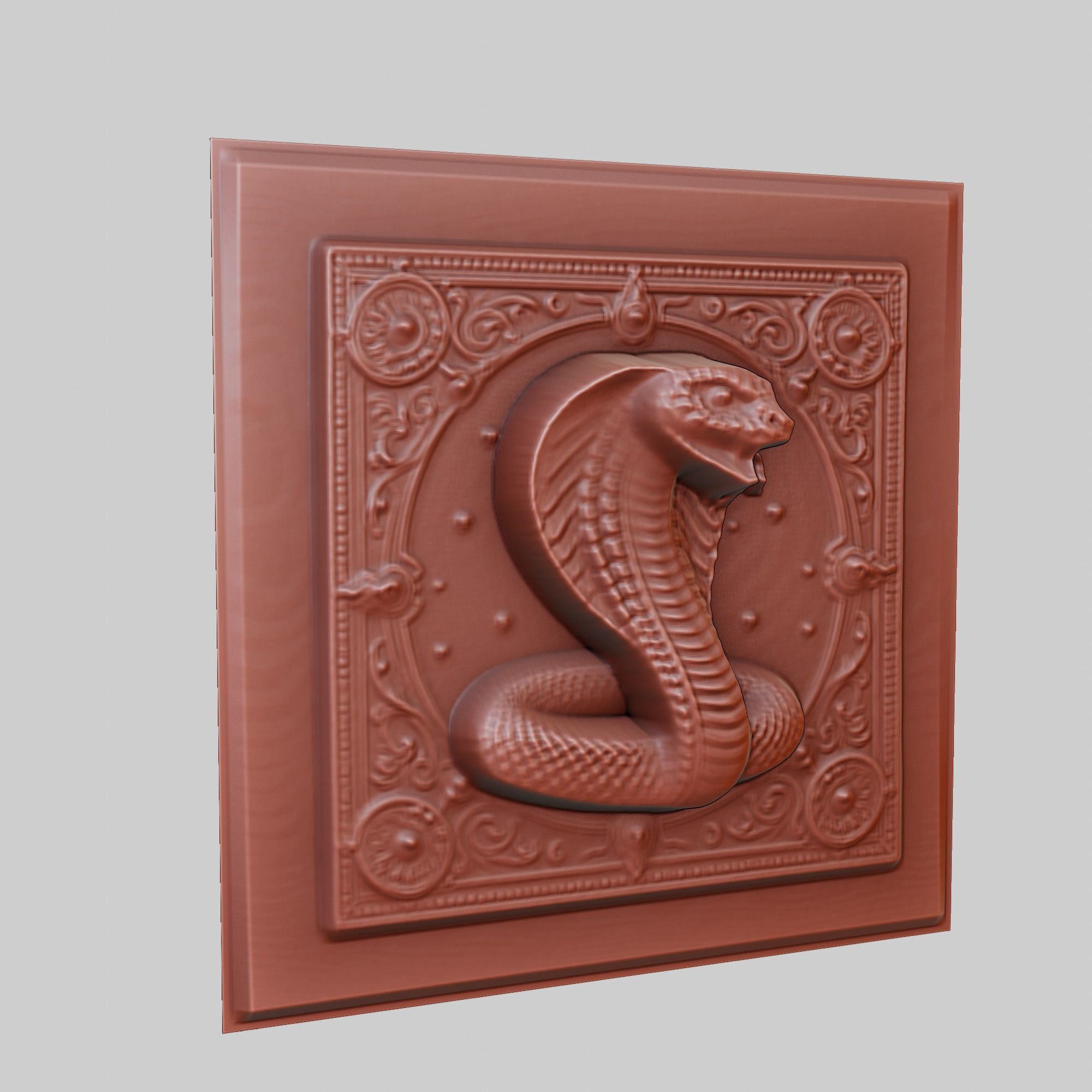 King Cobra Animal 3D print model_3
