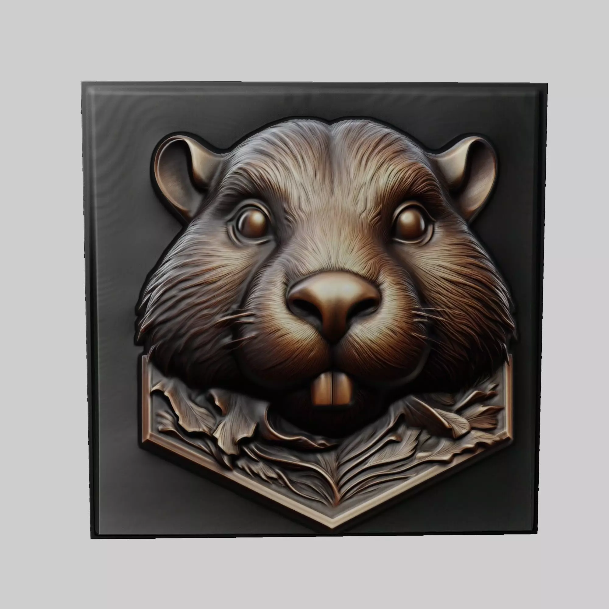 Beaver Animal 3D print model_0