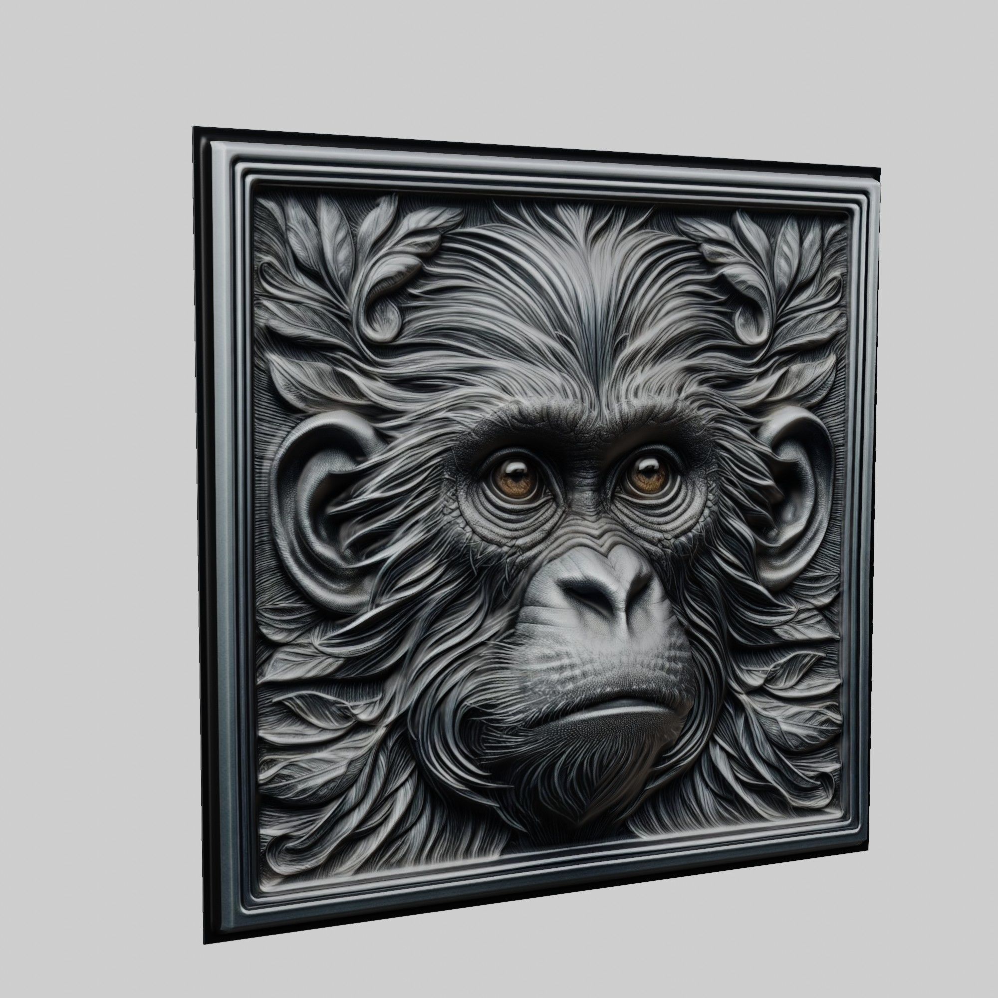 Monkey Animal 3D print model_1