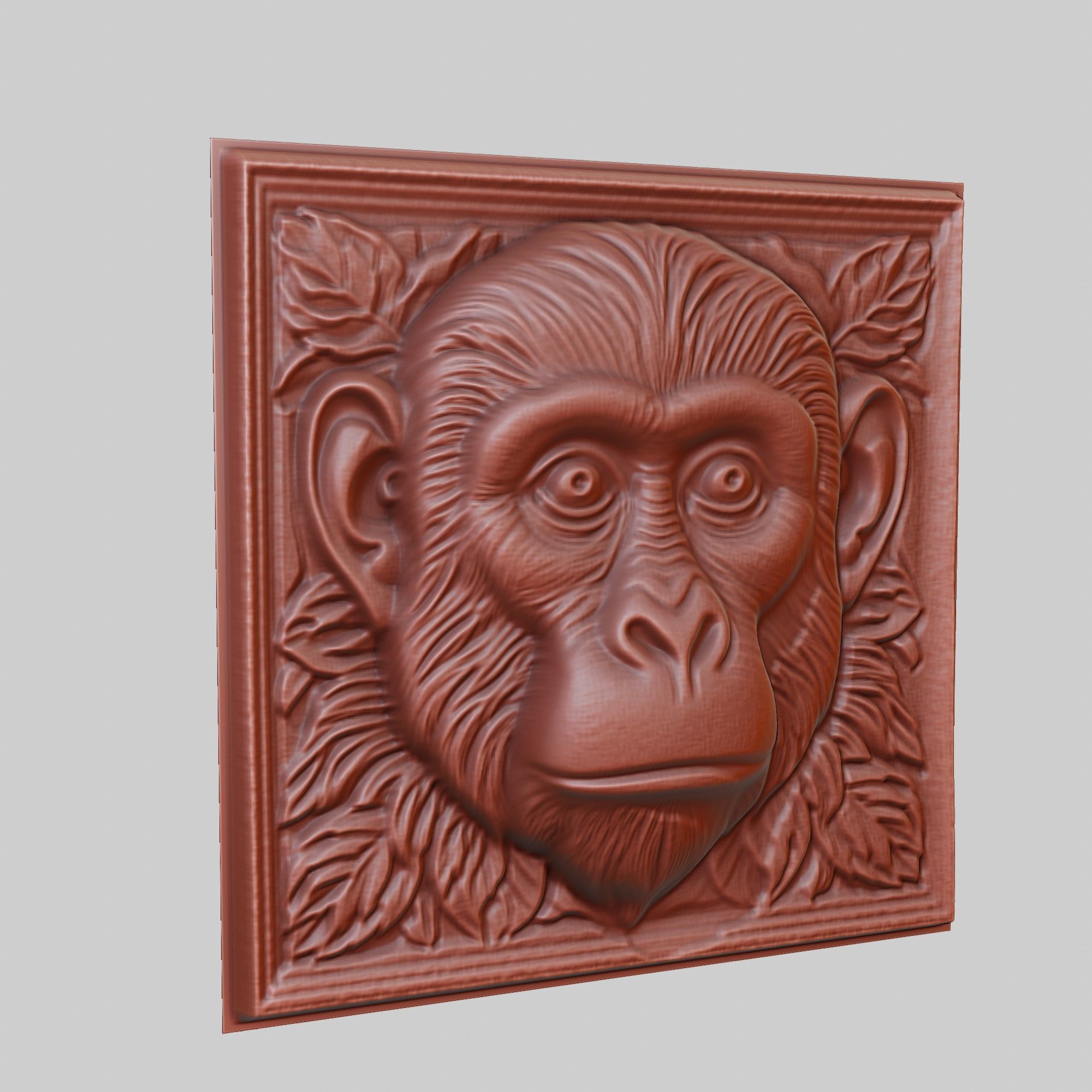 Monkey Animal 3D print model_3