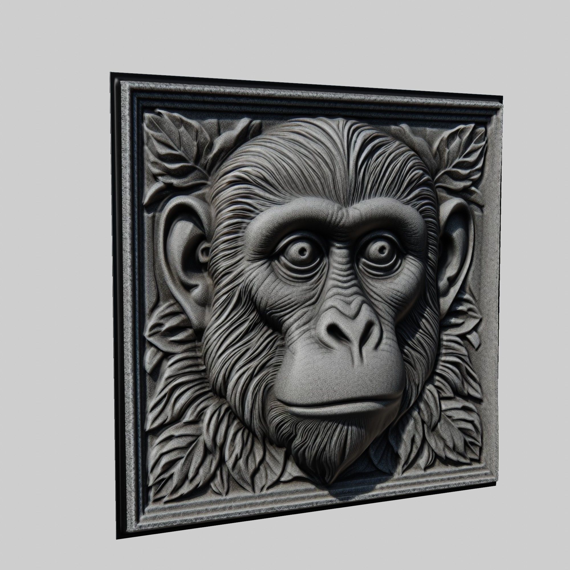 Monkey Animal 3D print model_1