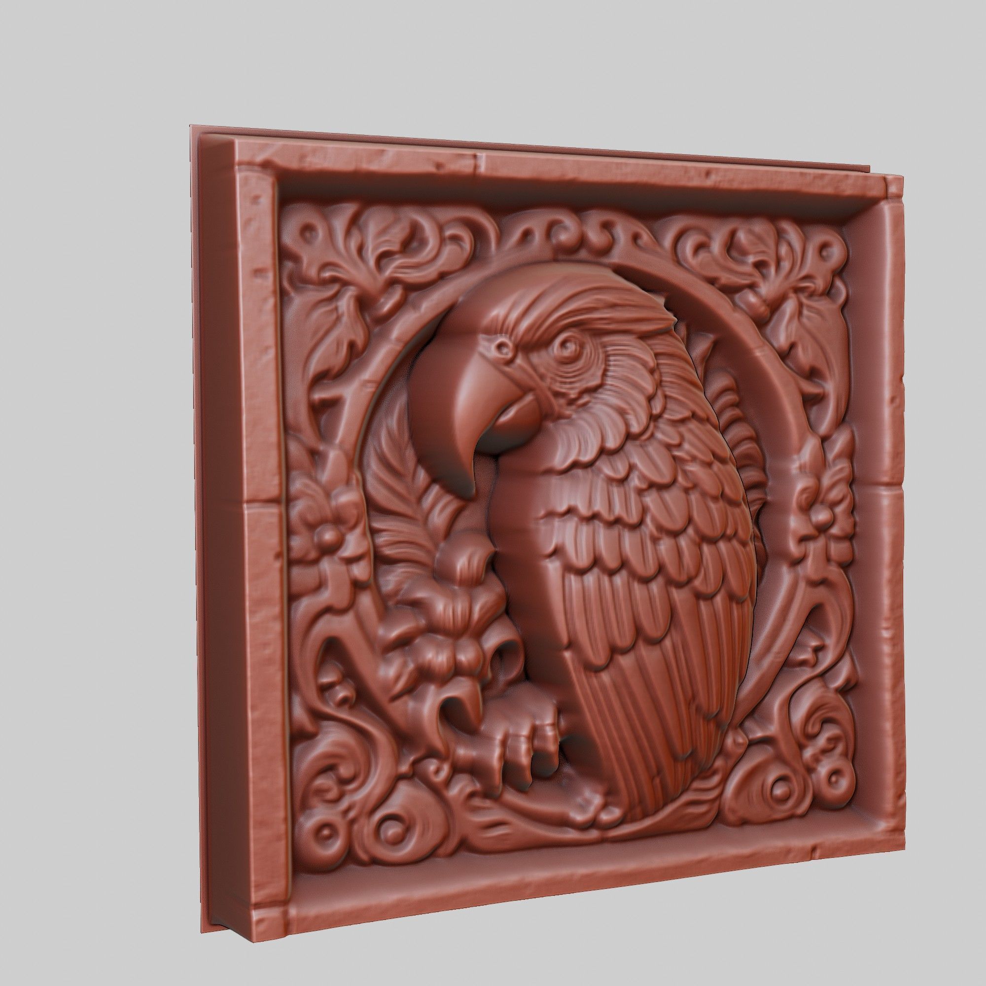 Parrot Animal 3D print model_3