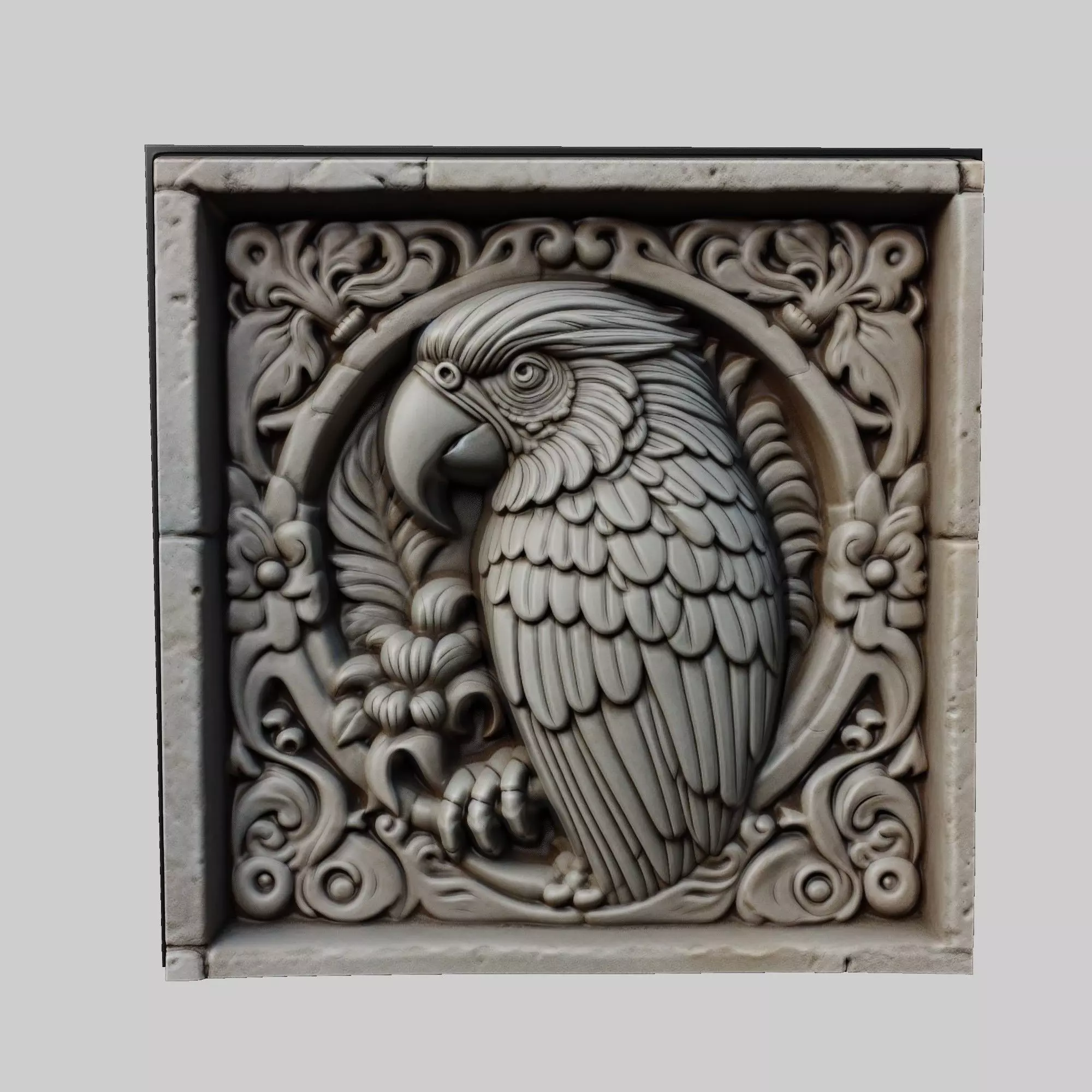 Parrot Animal 3D print model_0