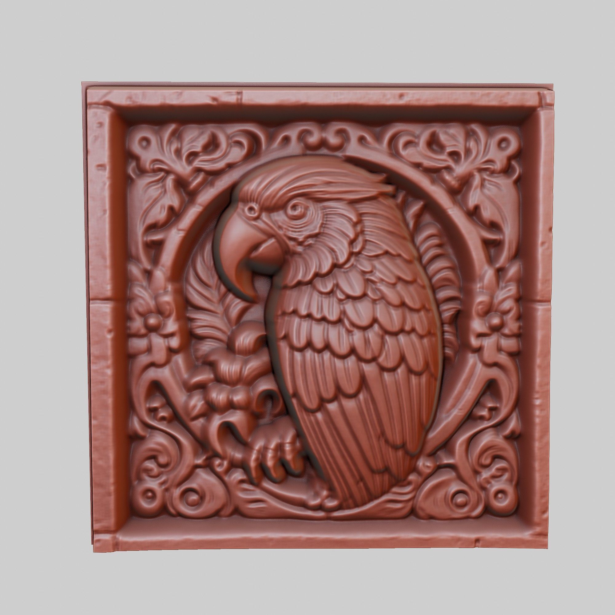 Parrot Animal 3D print model_2