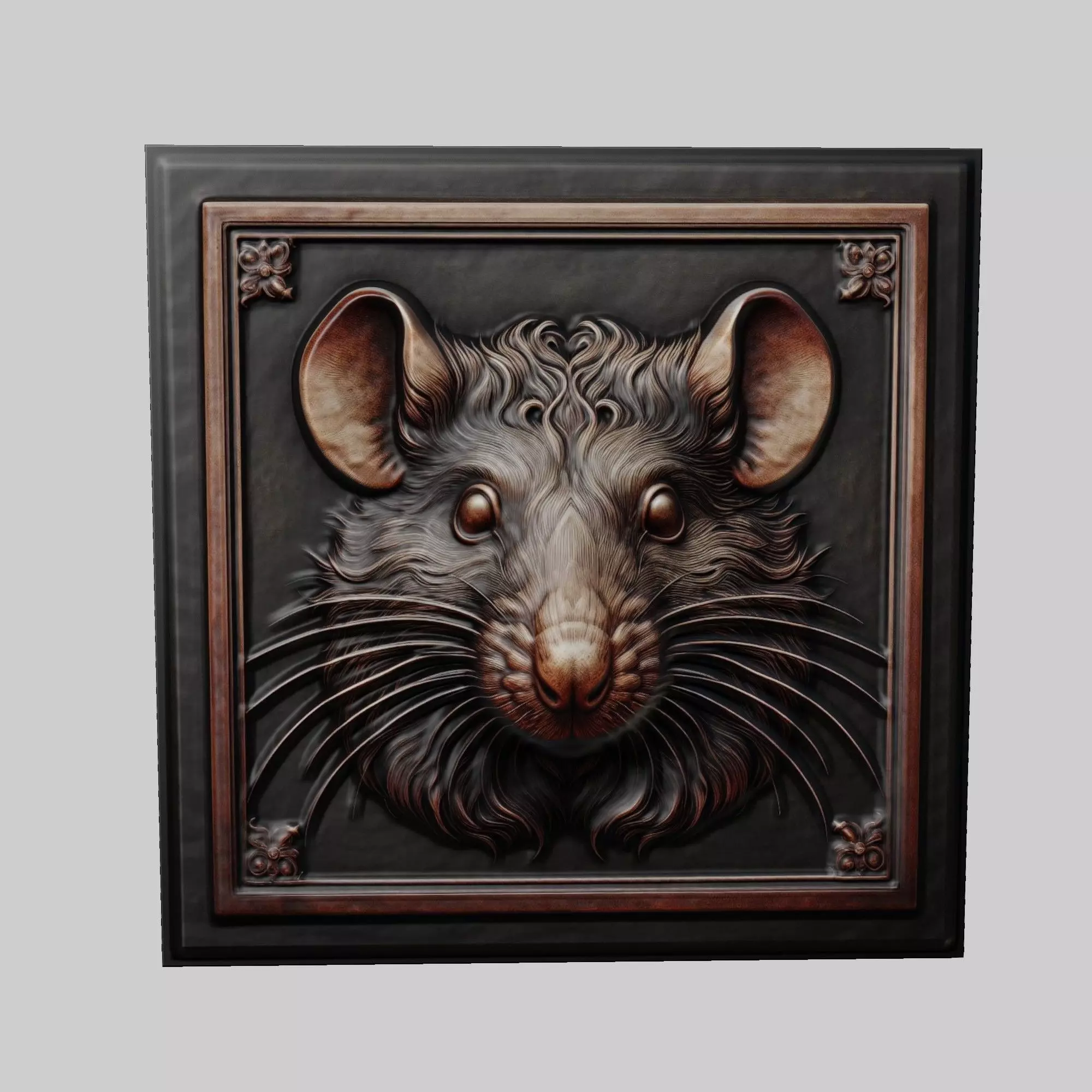 Rat Animal 3D print model_0