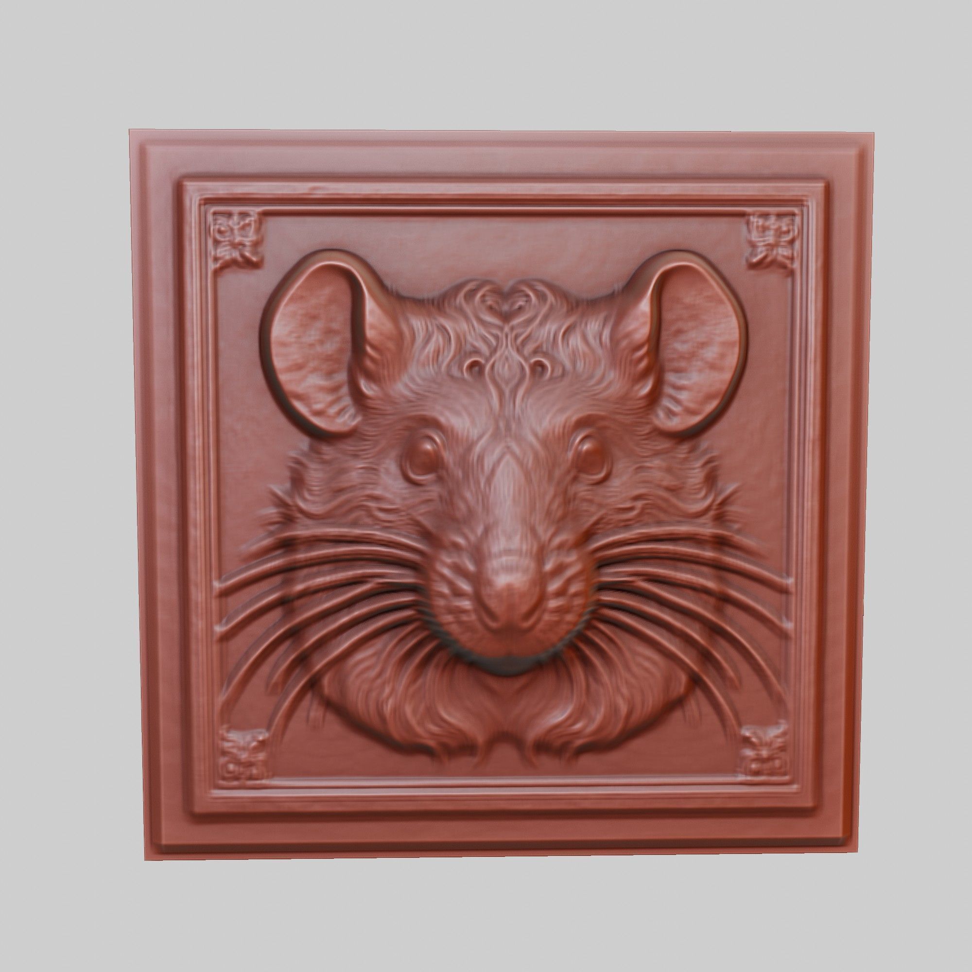 Rat Animal 3D print model_2