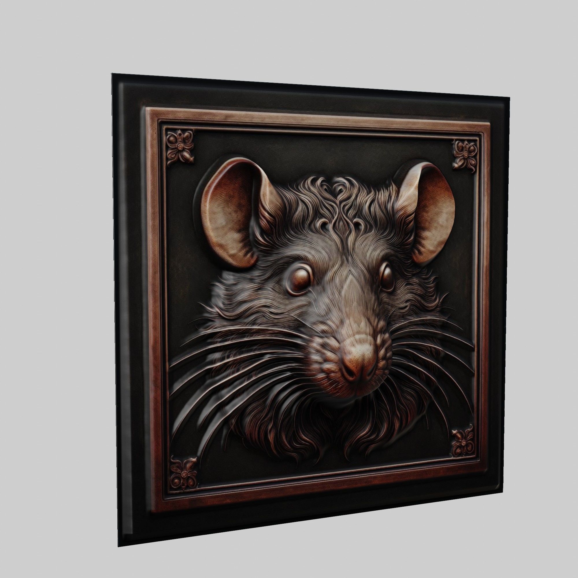 Rat Animal 3D print model_1