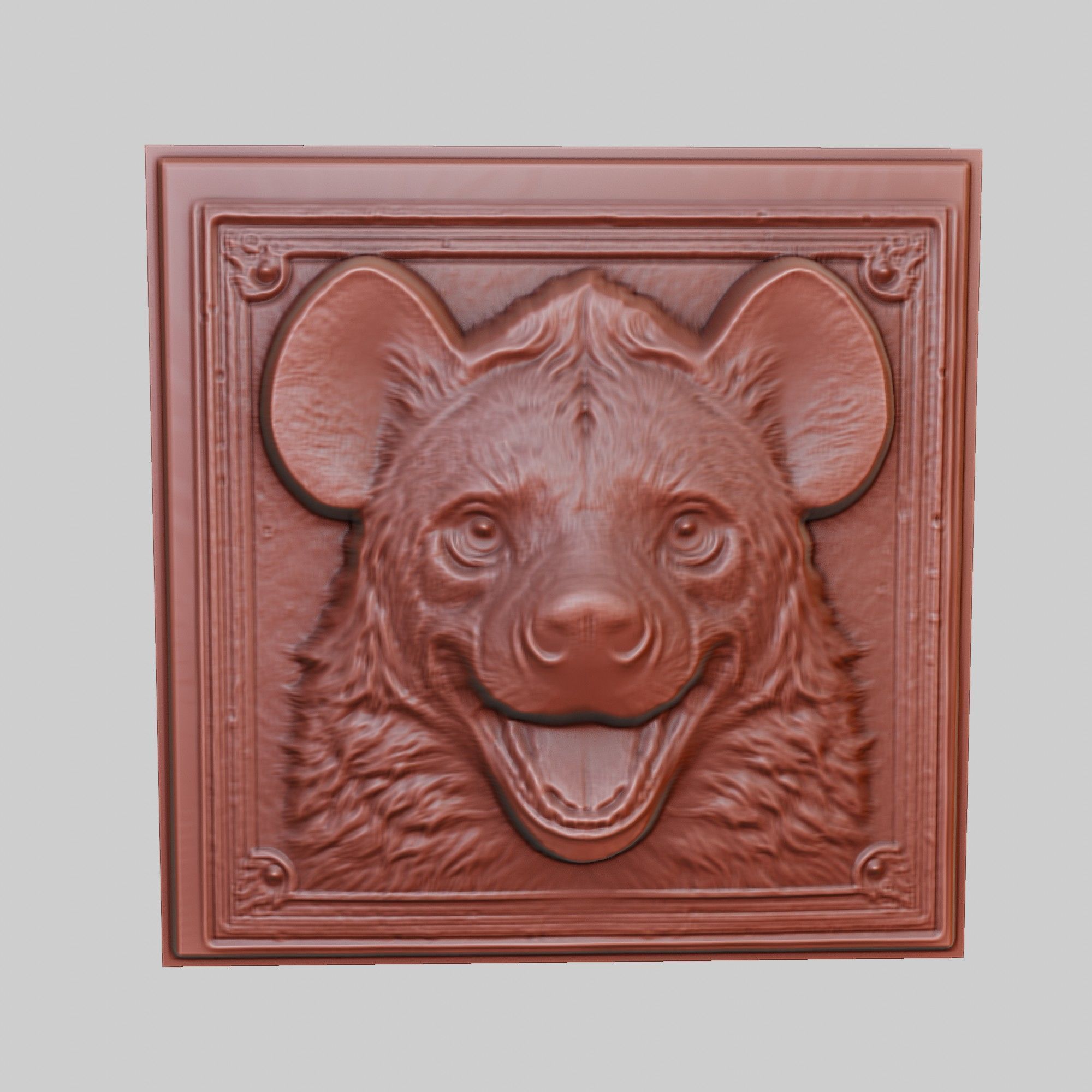Hyena Animal 3D print model_2