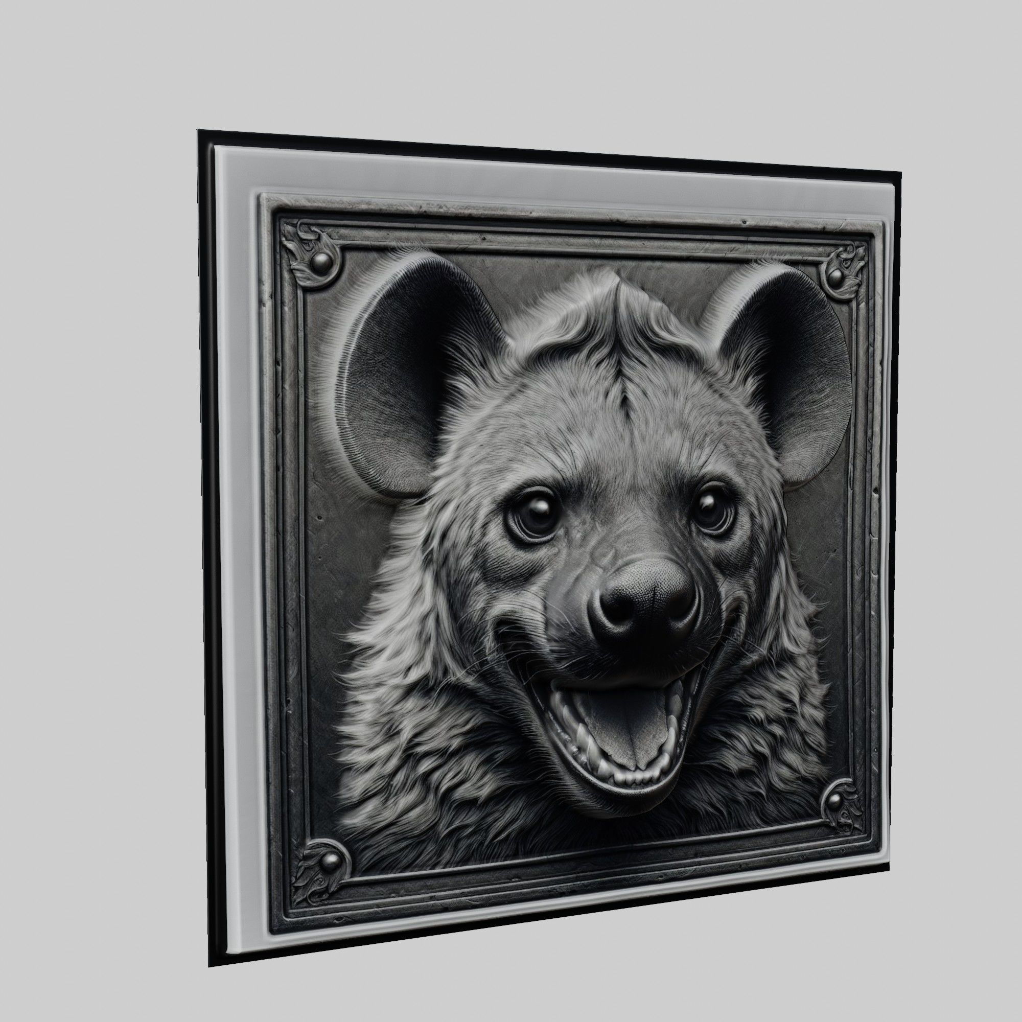 Hyena Animal 3D print model_1