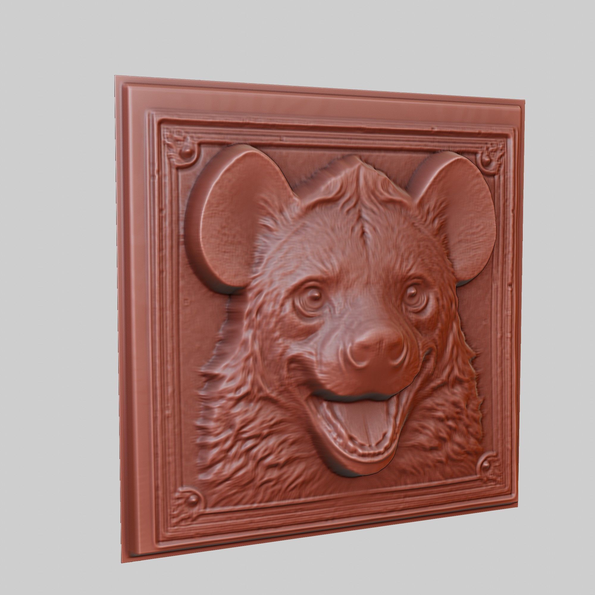 Hyena Animal 3D print model_3