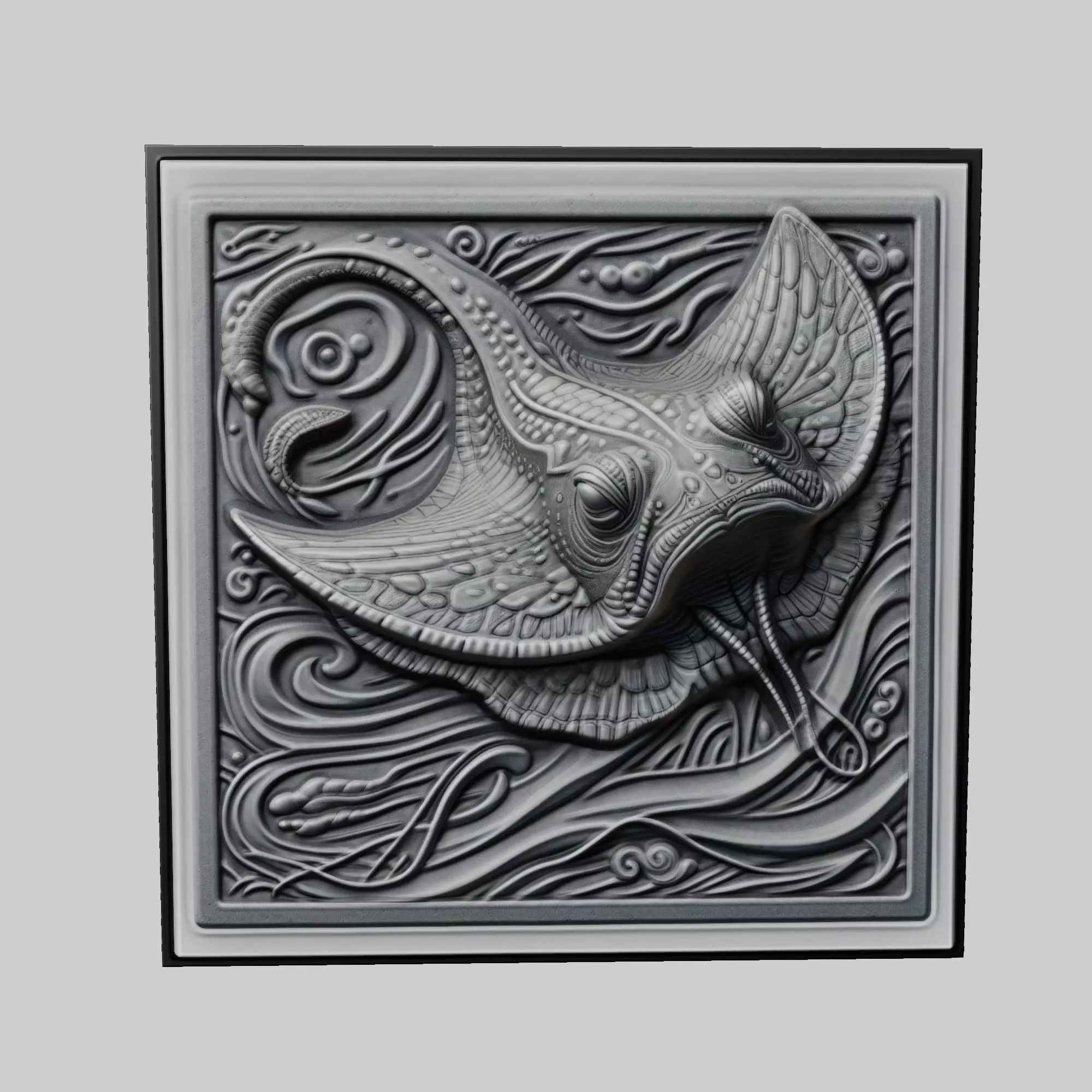 Stingray Animal 3D print model