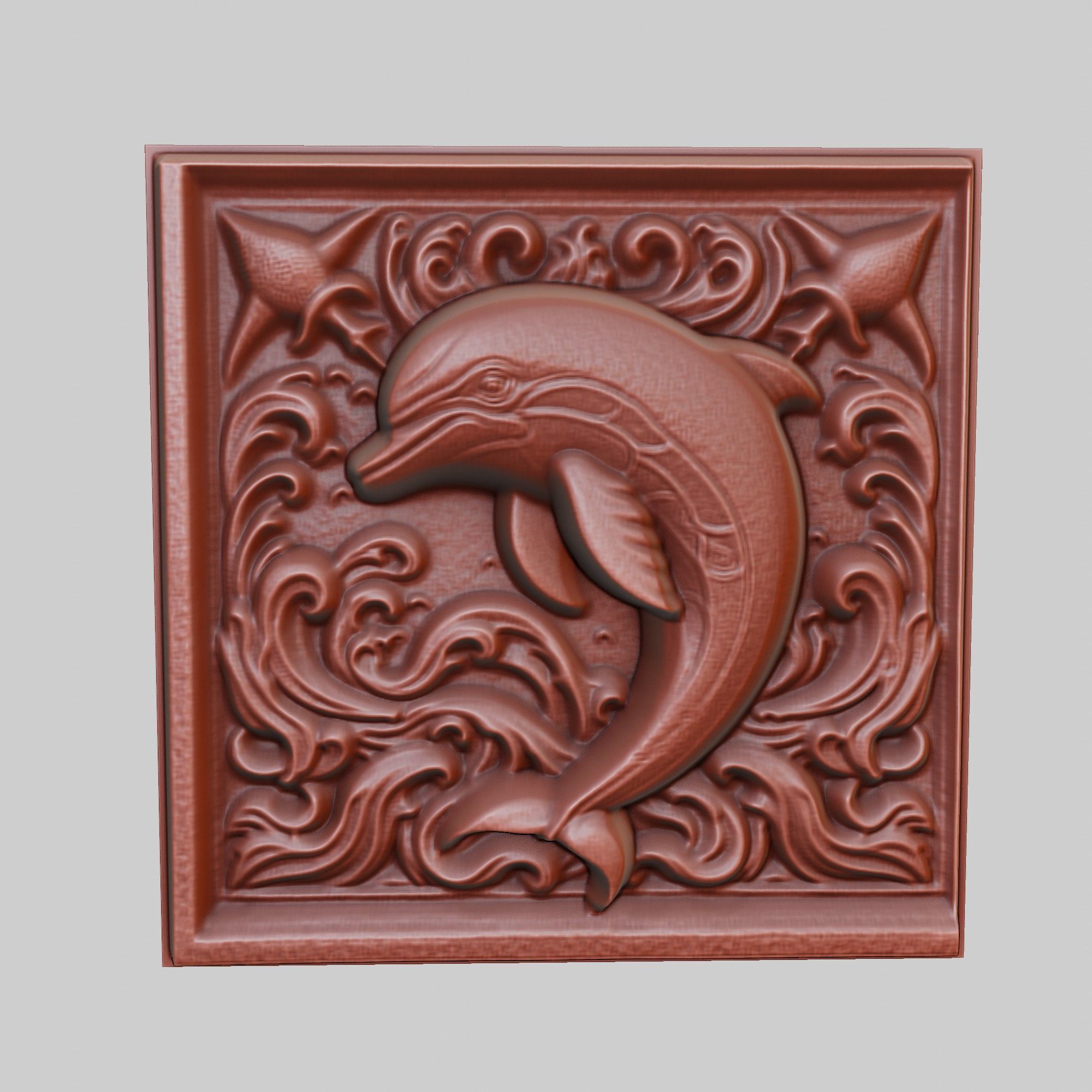 Dolphin Animal 3D print model_2