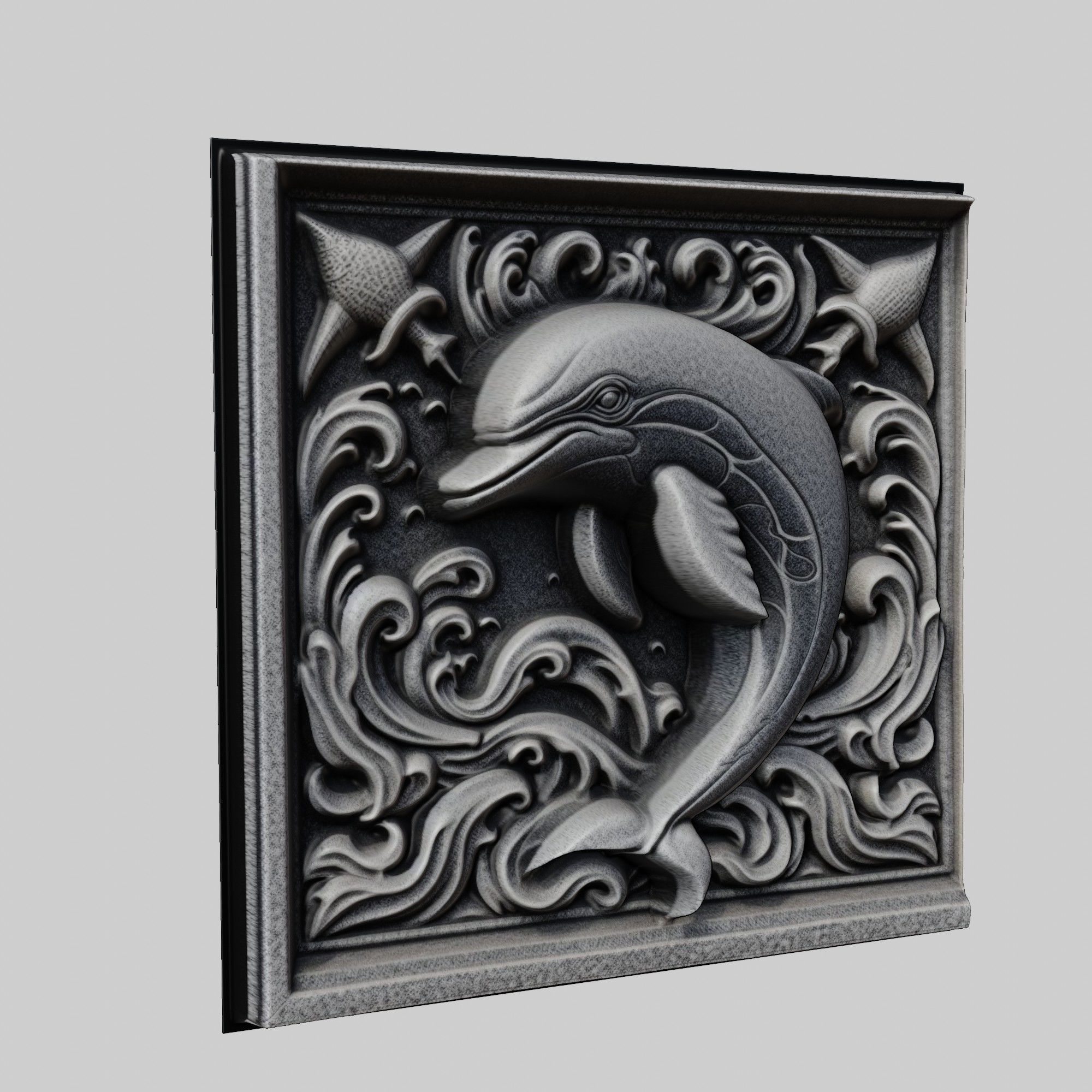 Dolphin Animal 3D print model_1