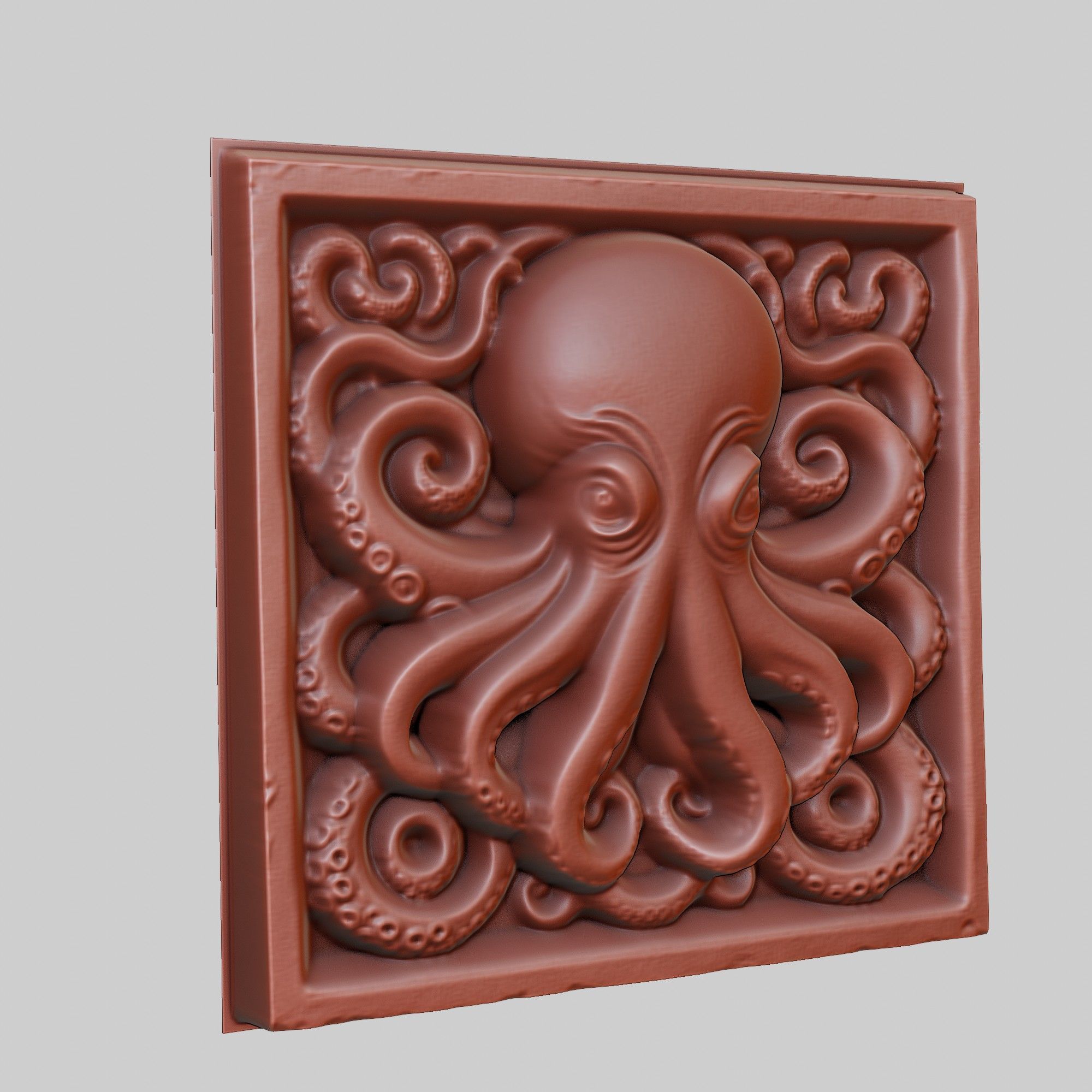 Octopus Animal 3D print model_3