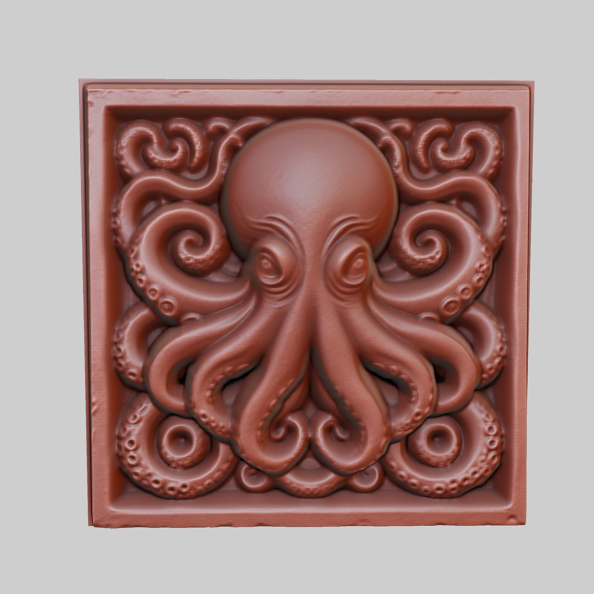 Octopus Animal 3D print model_2