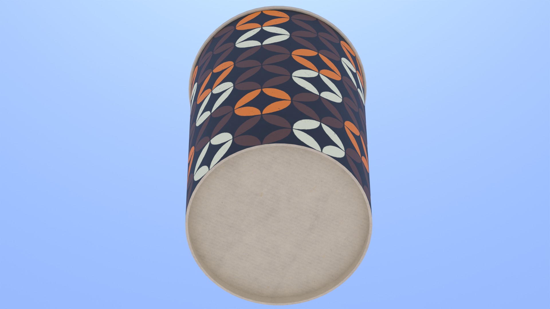 Coffee cup empty III PBR 3D model_6