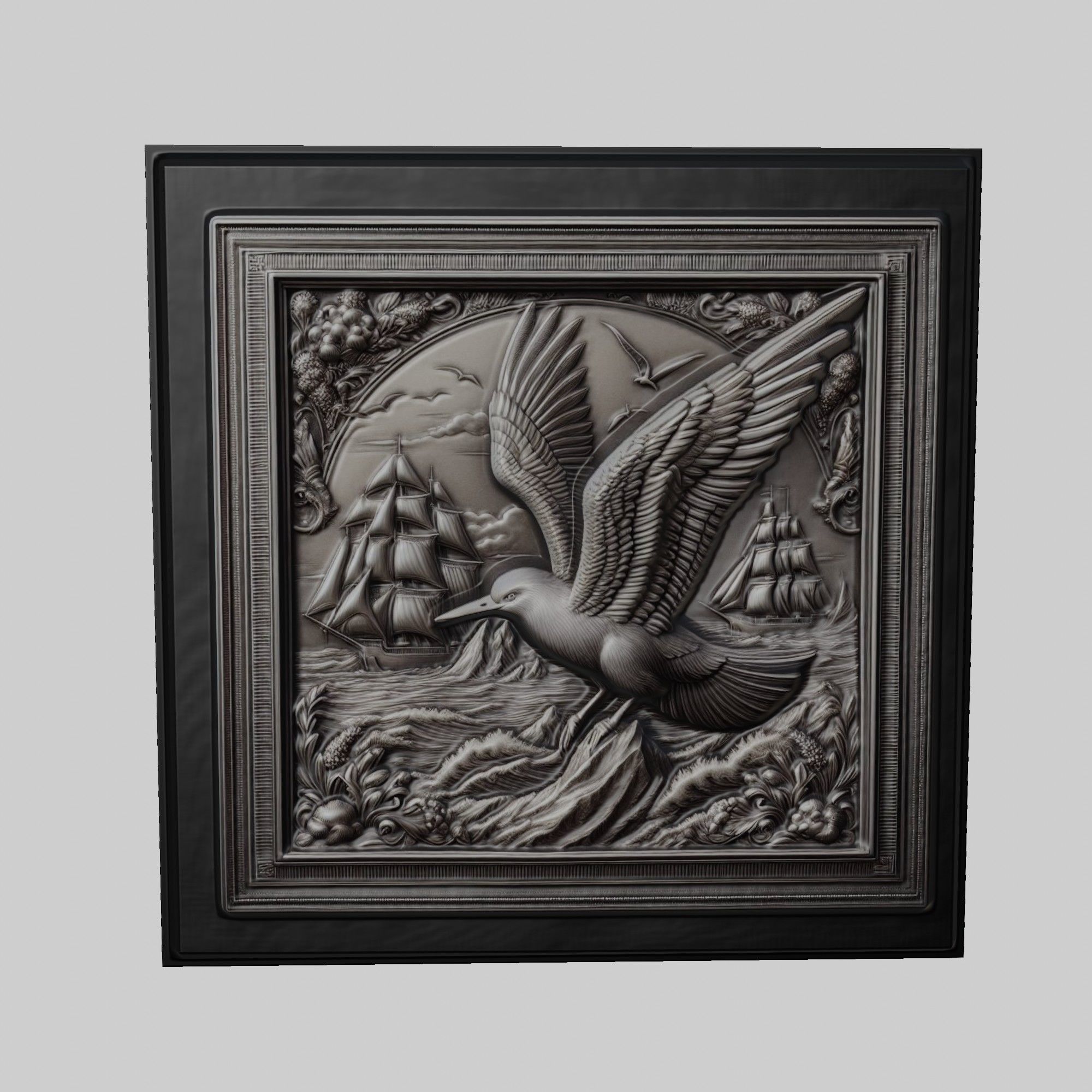 Albatross Animal 3D print model_1