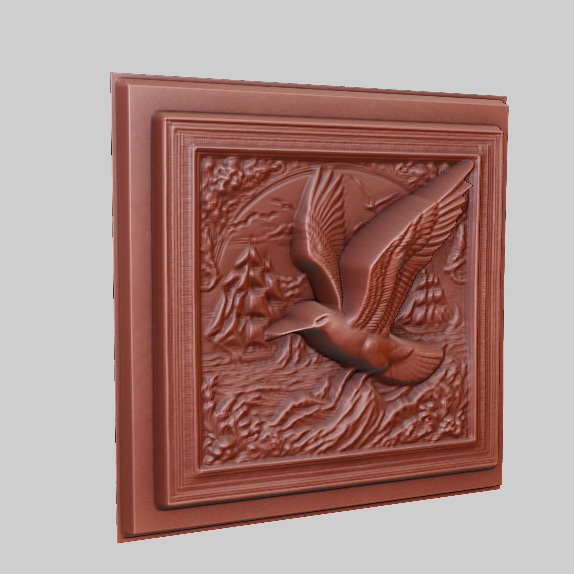 Albatross Animal 3D print model_2