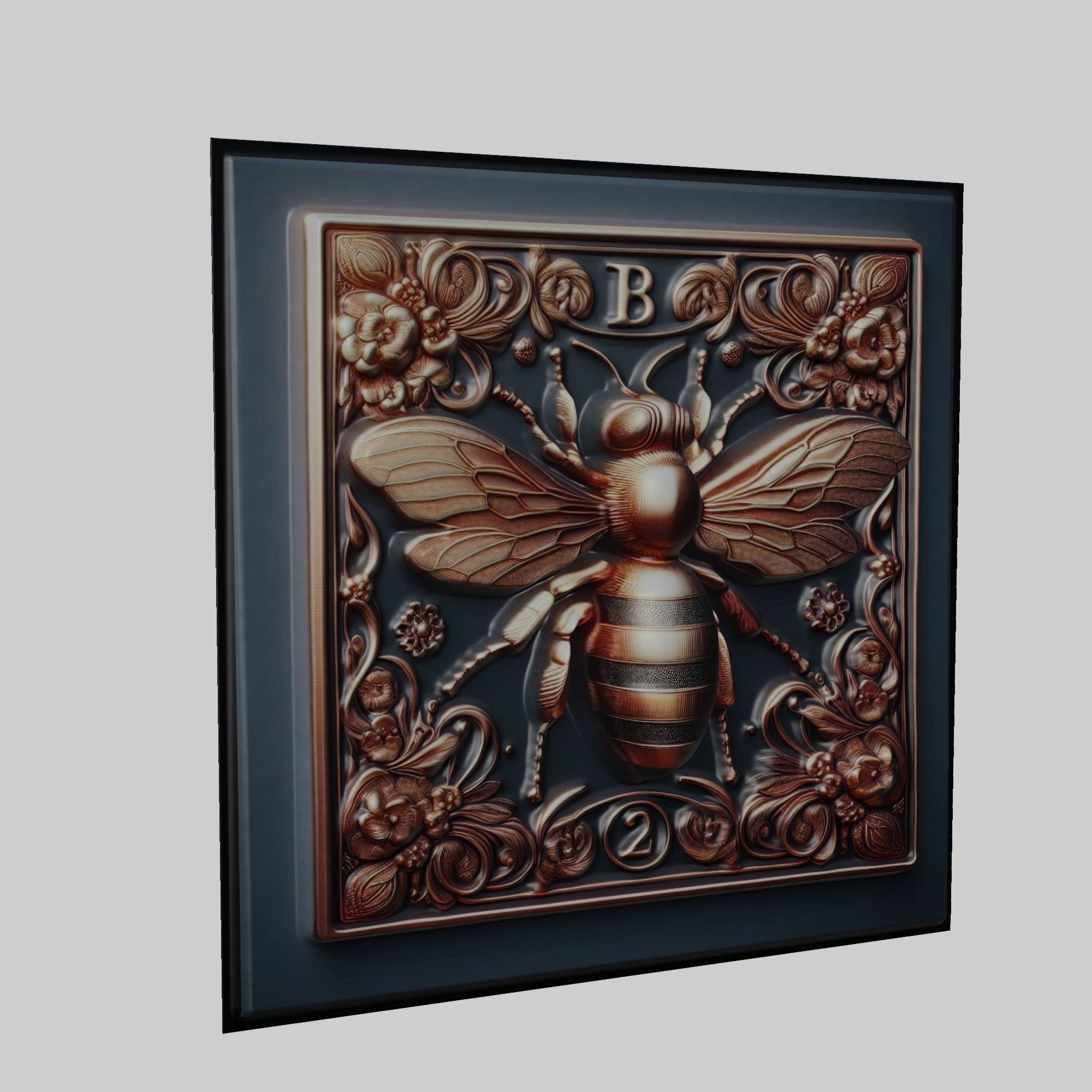 Bee Animal 3D print model_1
