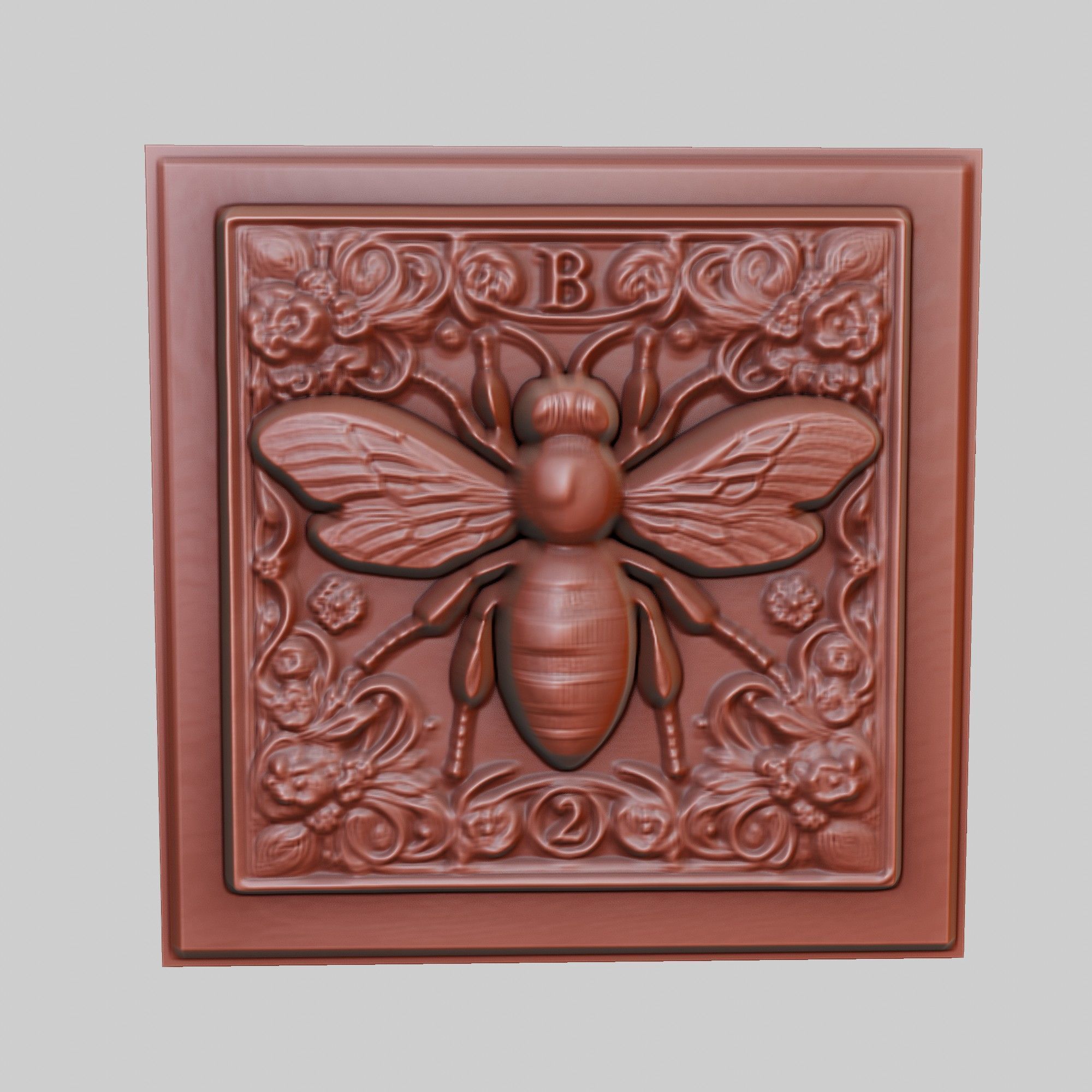 Bee Animal 3D print model_2