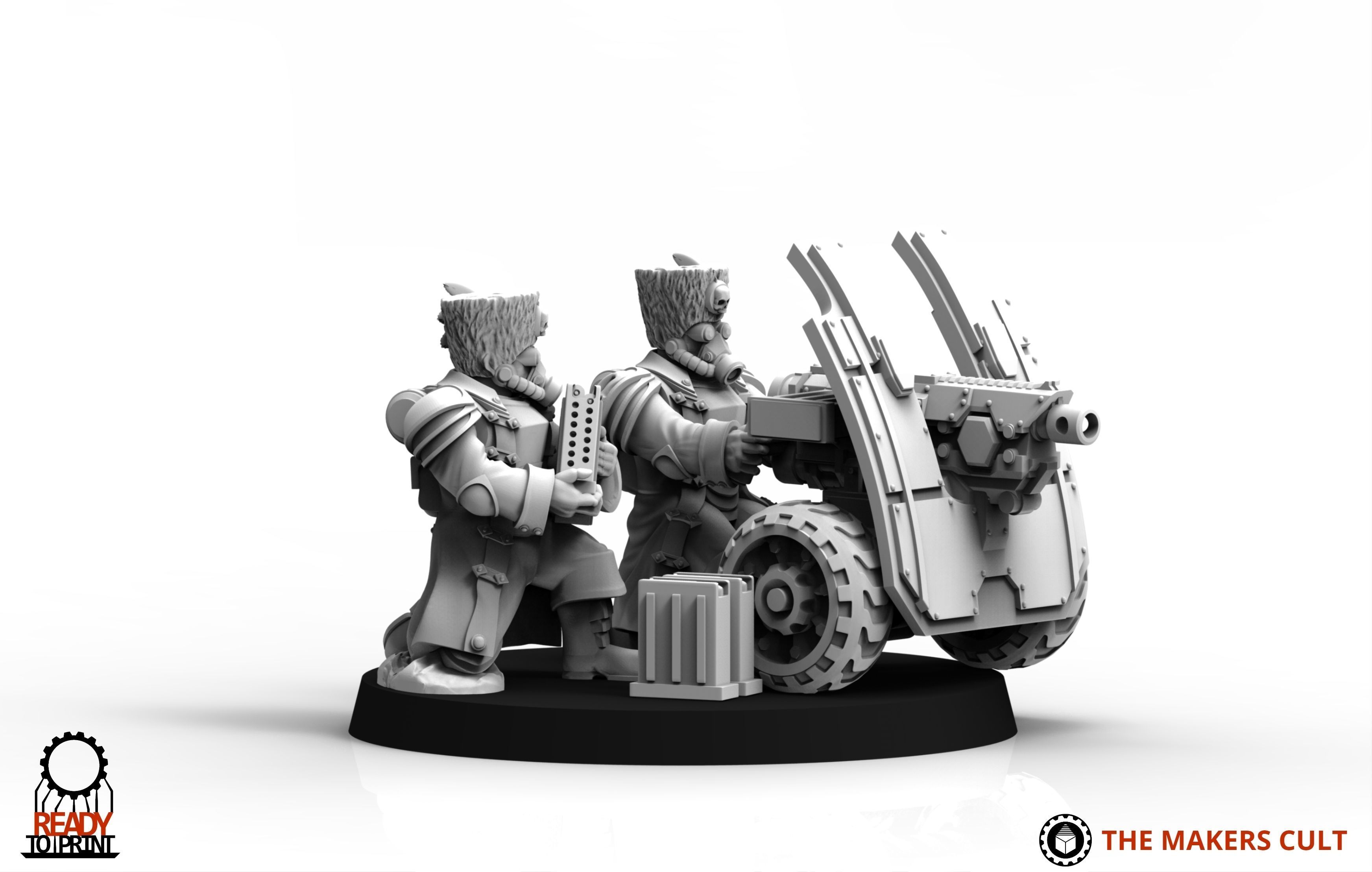 Primus Scion - Heavy Weapons Teams 3D print model_8