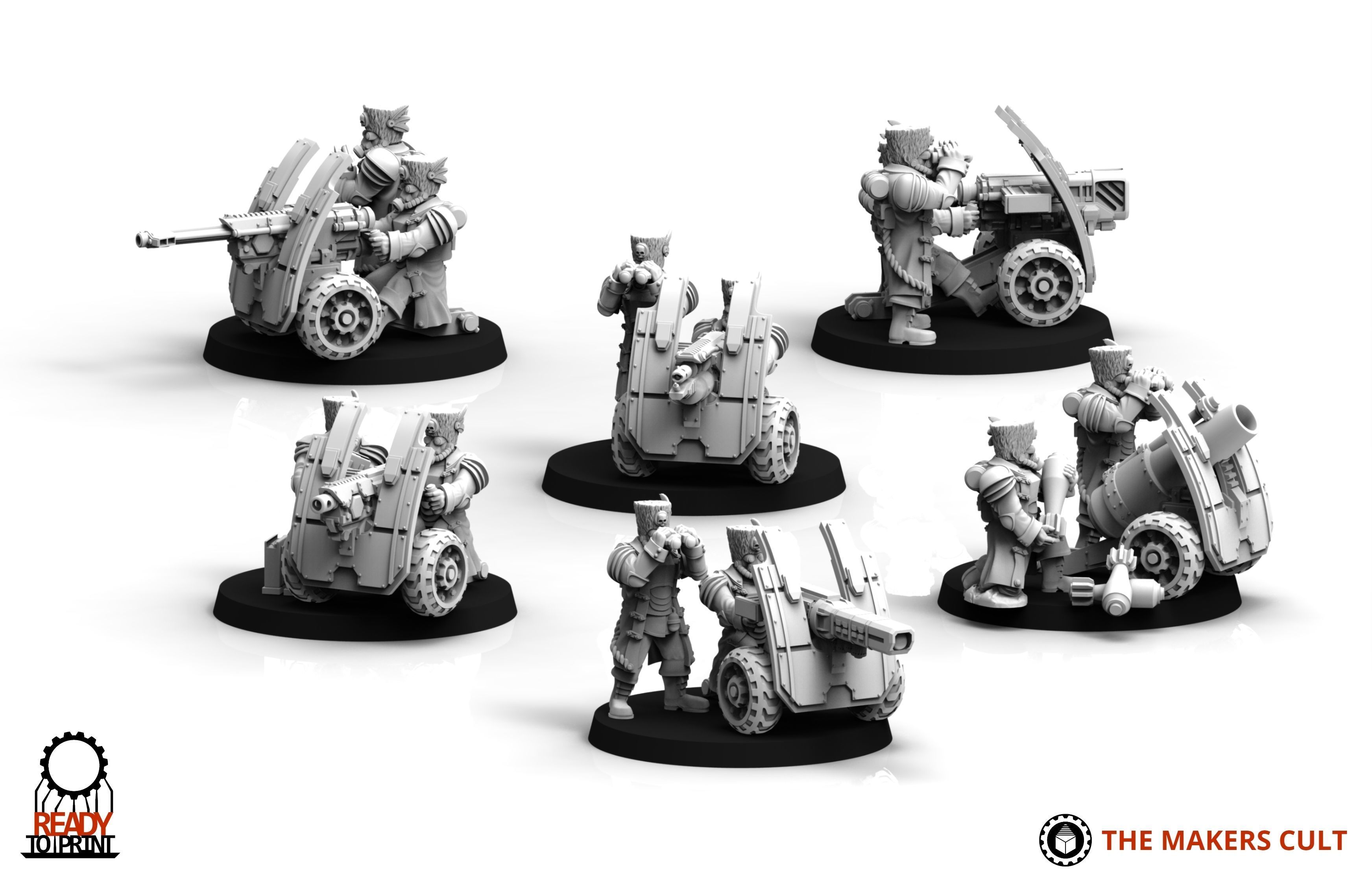 Primus Scion - Heavy Weapons Teams 3D print model_1