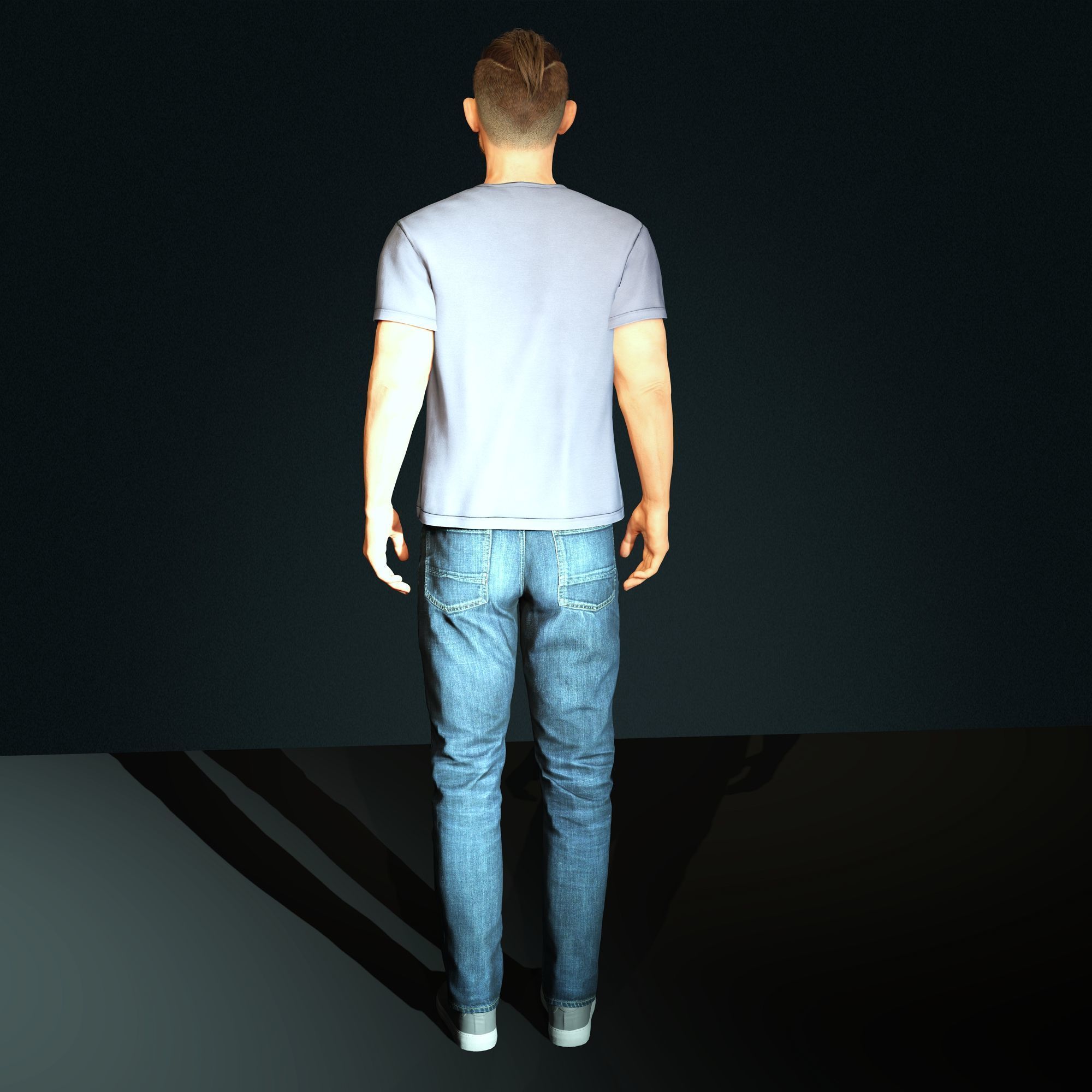 Tom Hardy Character Low-poly 3D model_11