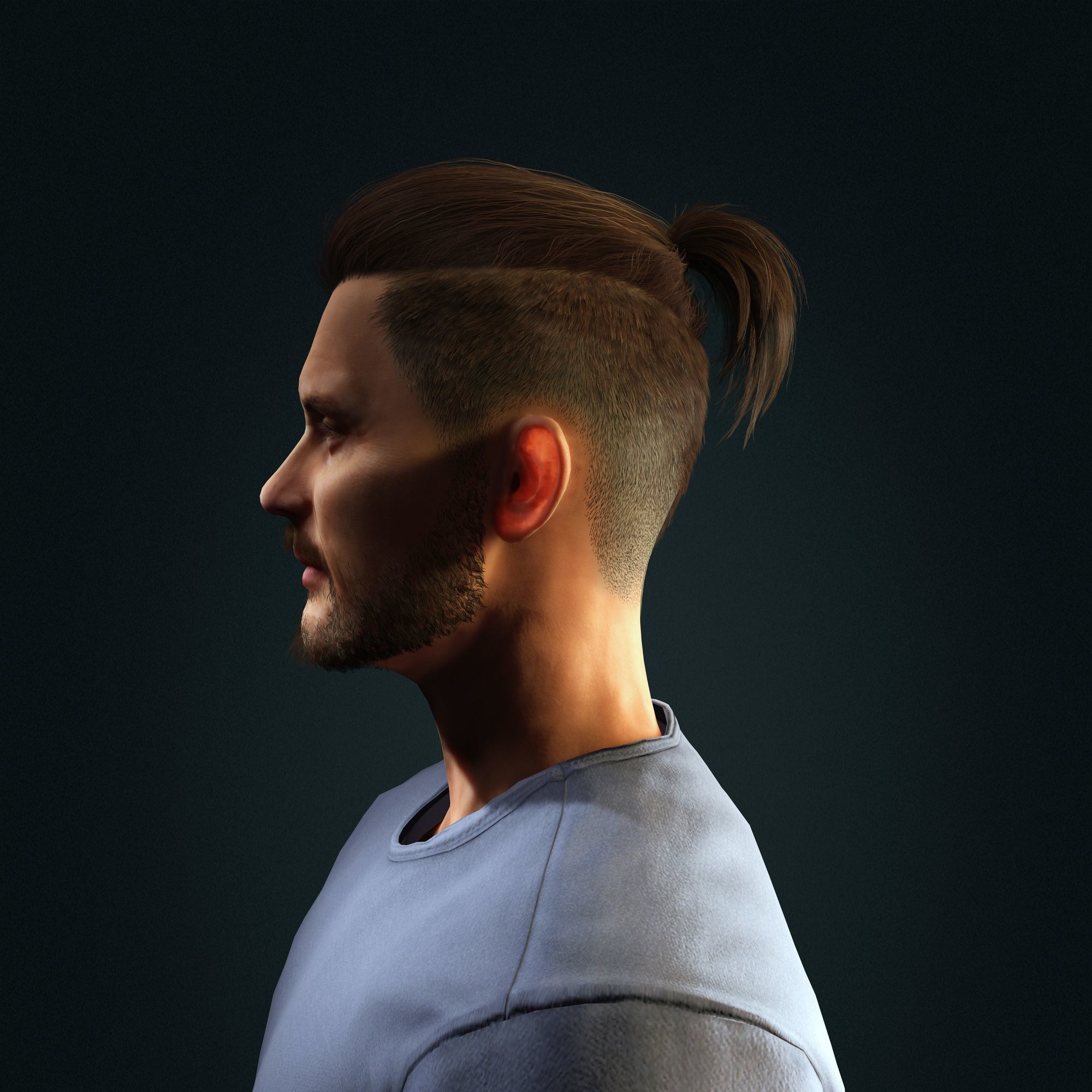 Tom Hardy Character Low-poly 3D model_3