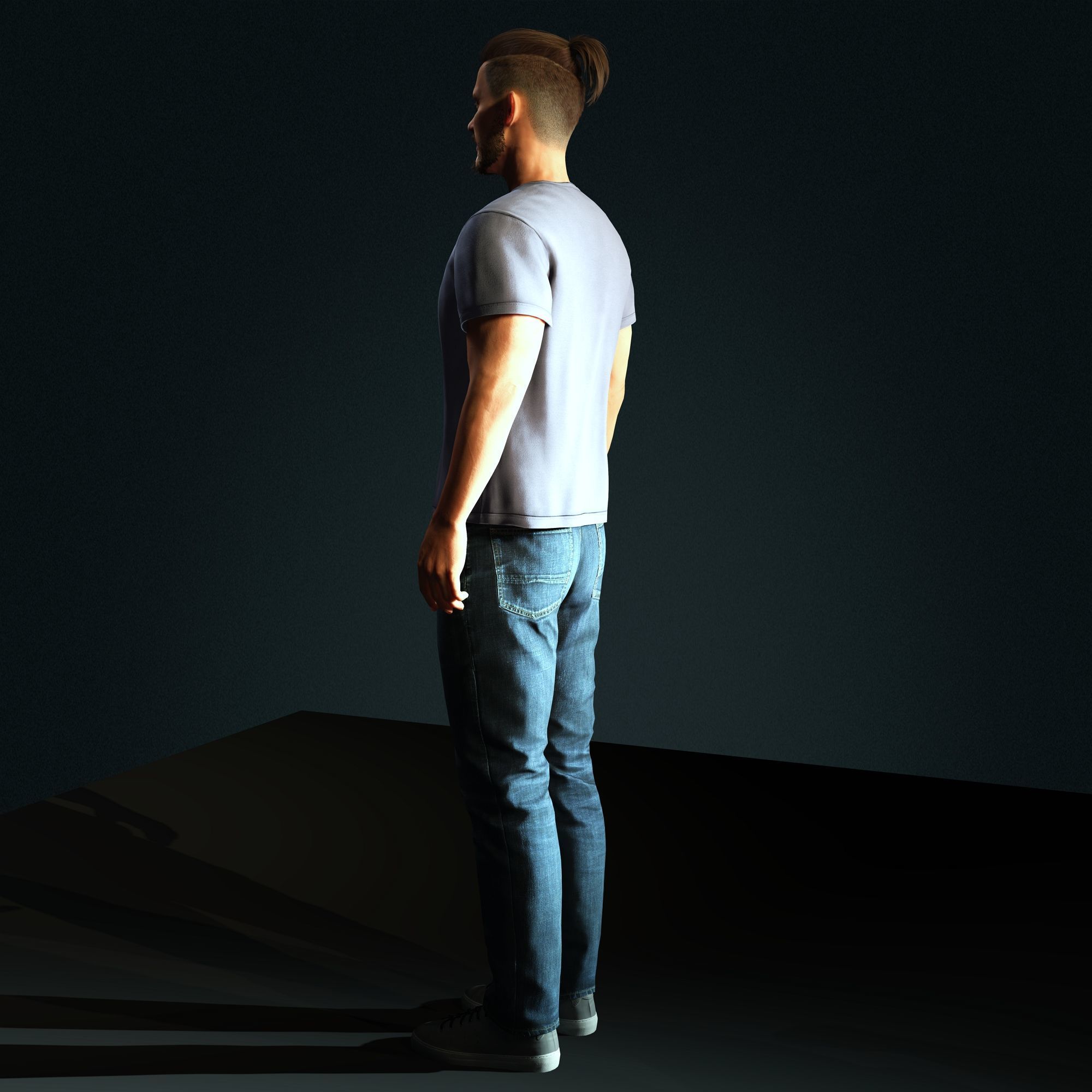 Tom Hardy Character Low-poly 3D model_8