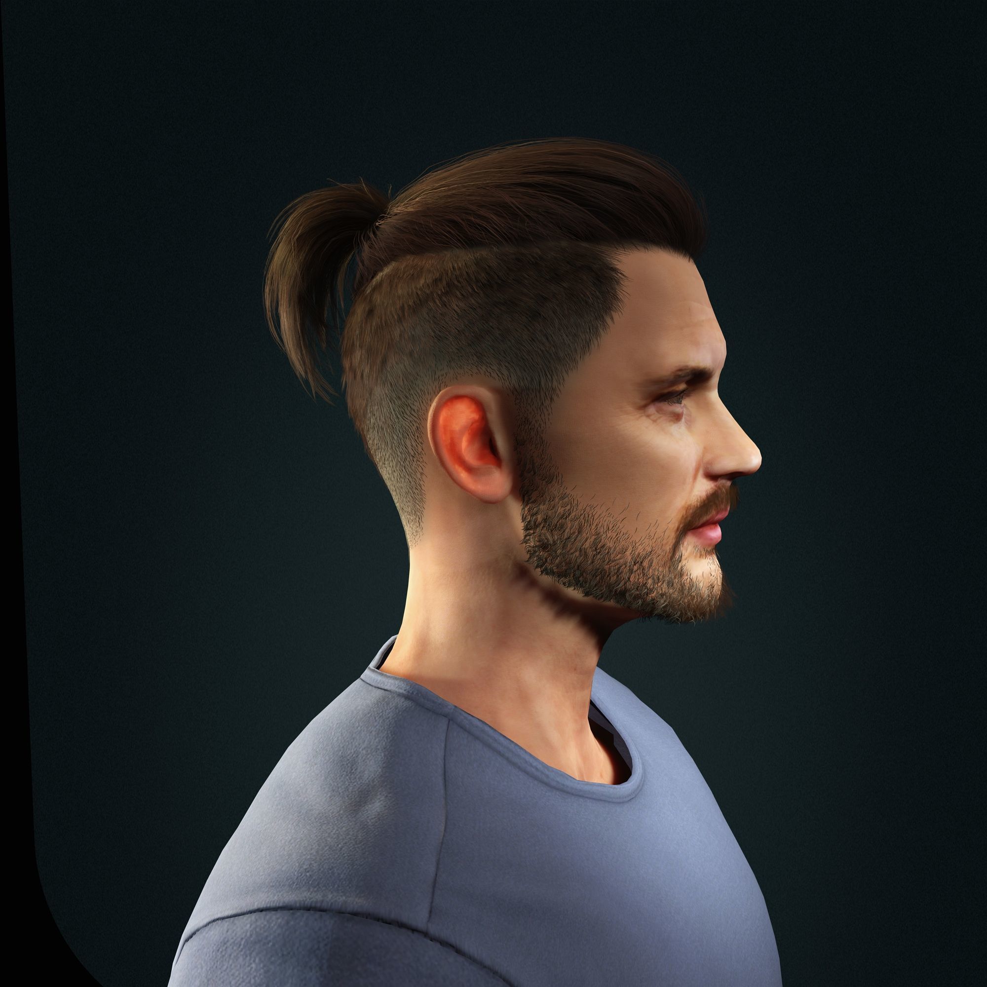 Tom Hardy Character Low-poly 3D model_4