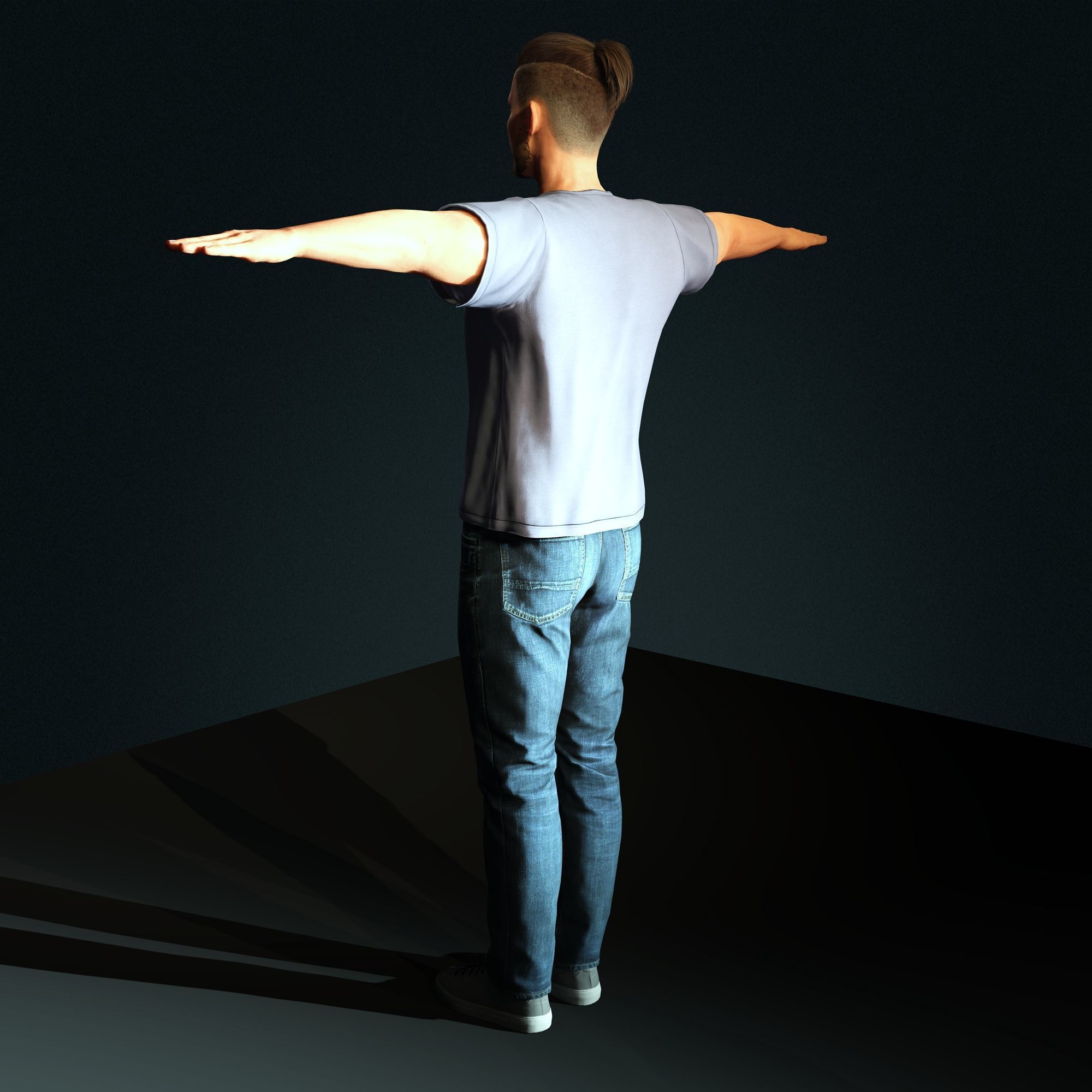 Tom Hardy Character Low-poly 3D model_14