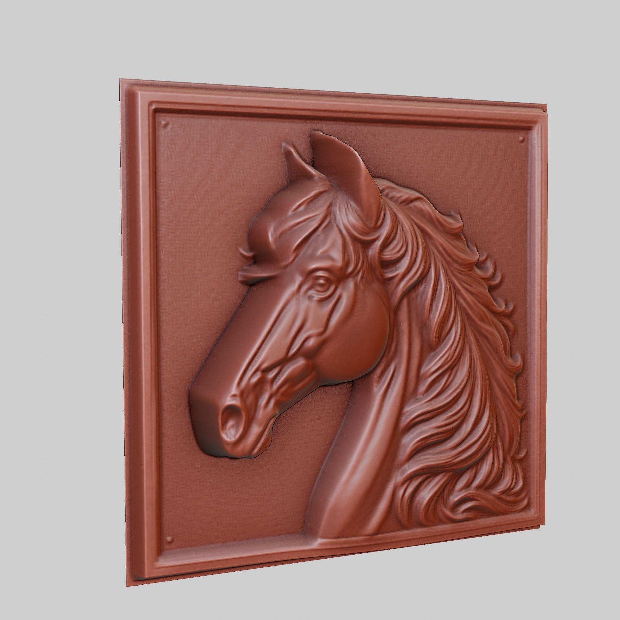 Horse Animal 3D print model_3