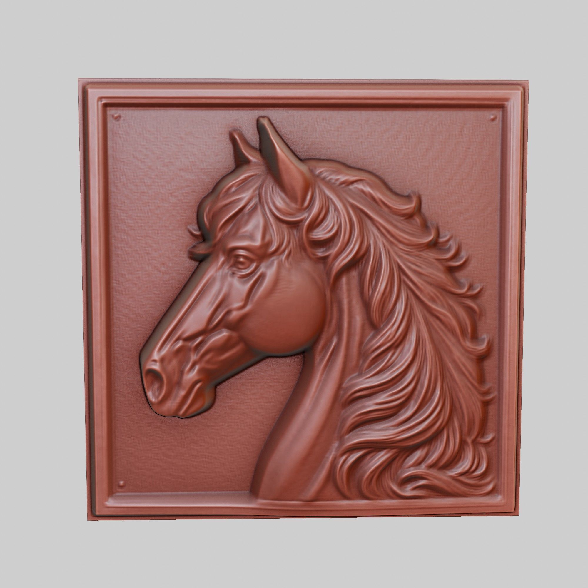 Horse Animal 3D print model_2