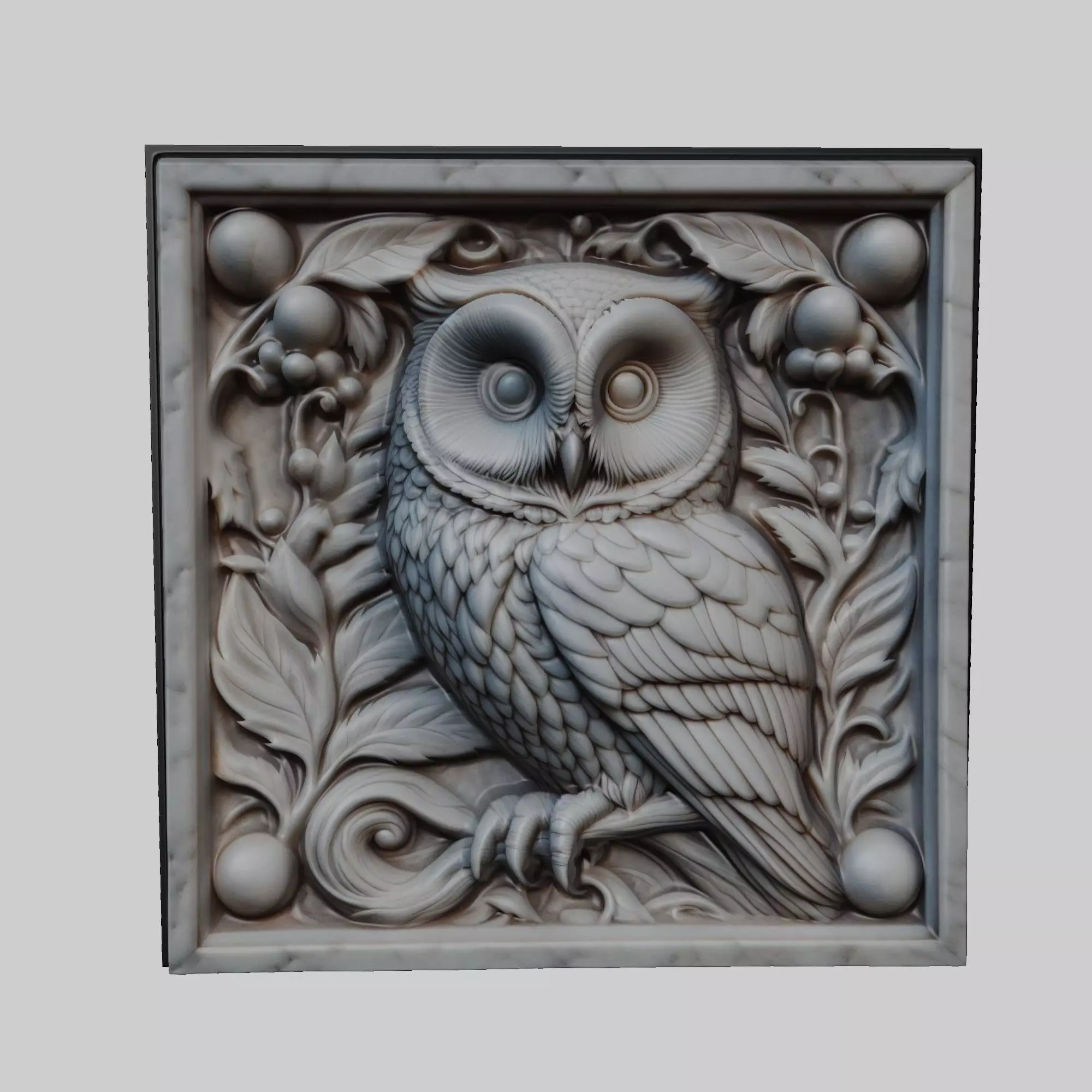 Owl Animal 3D print model_0