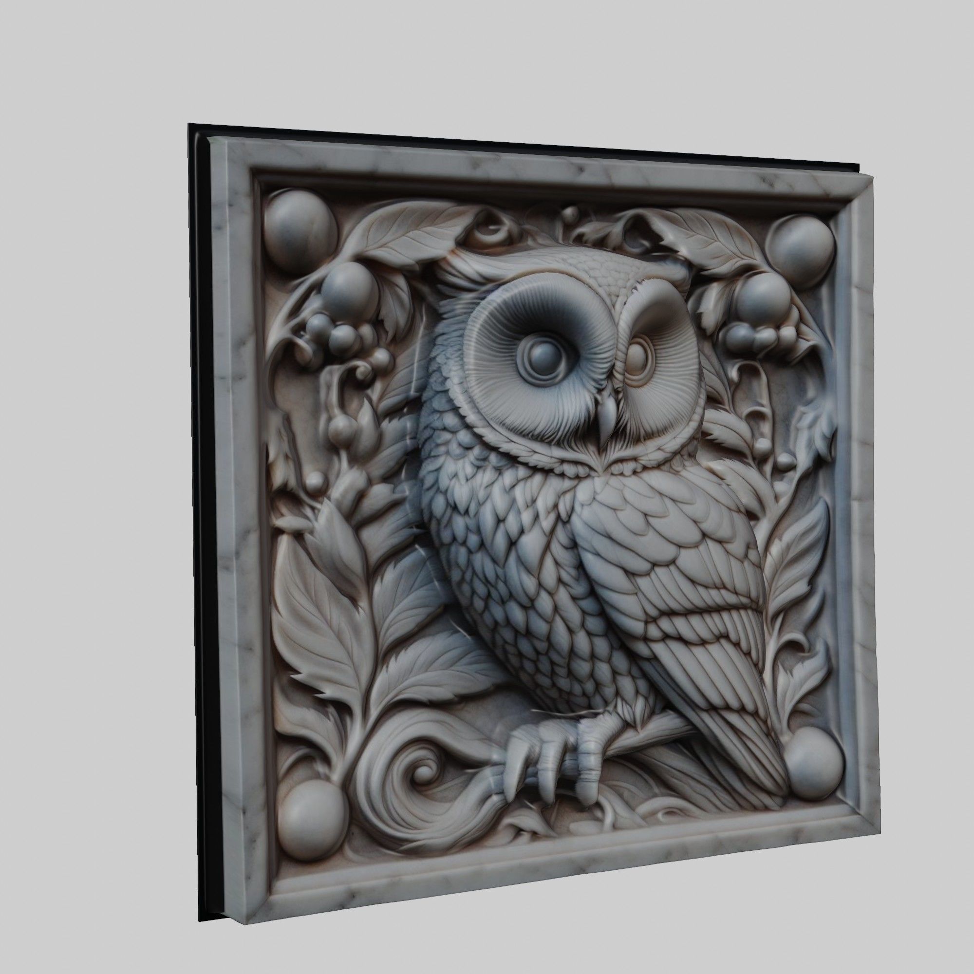 Owl Animal 3D print model_1