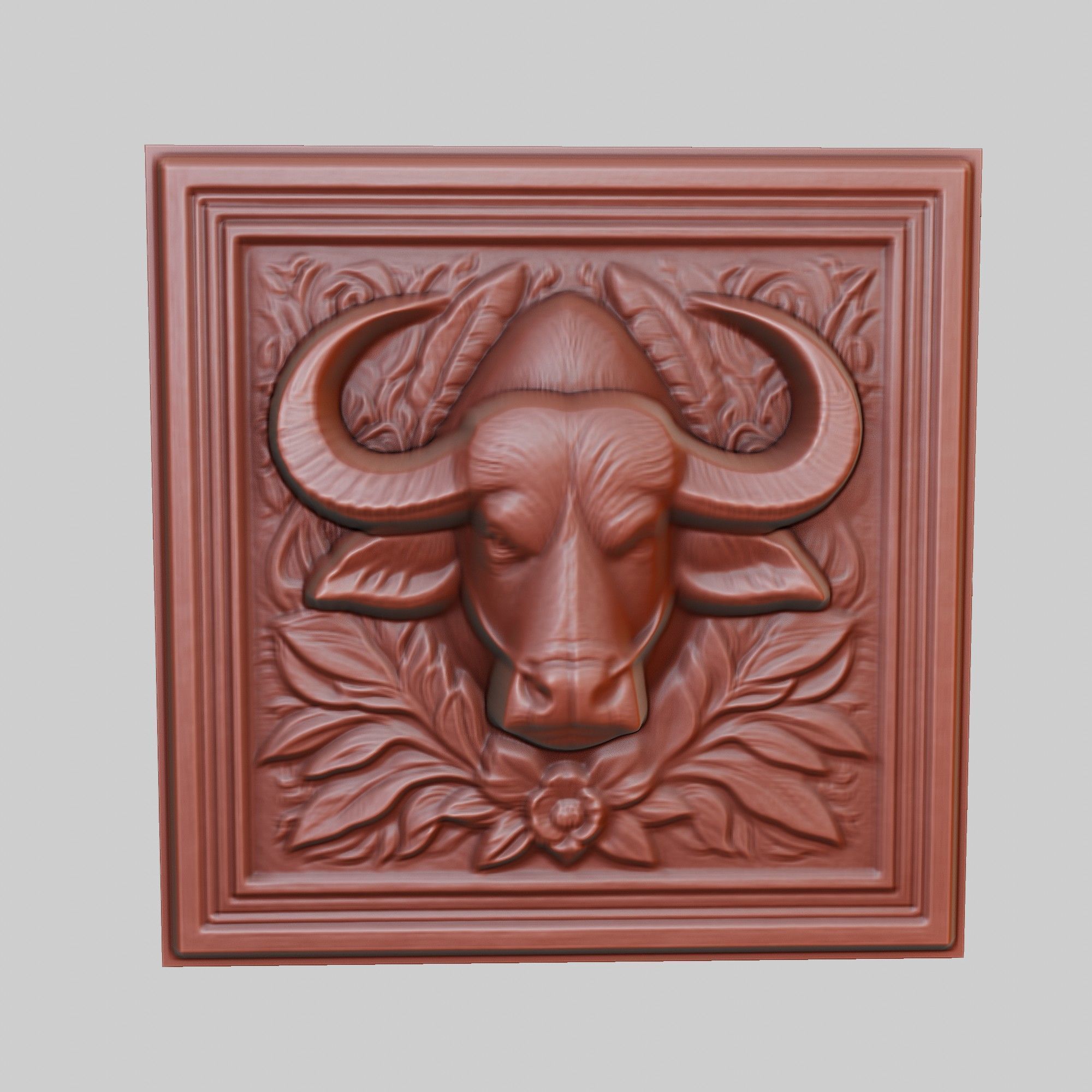 Buffalo Animal 3D print model_2