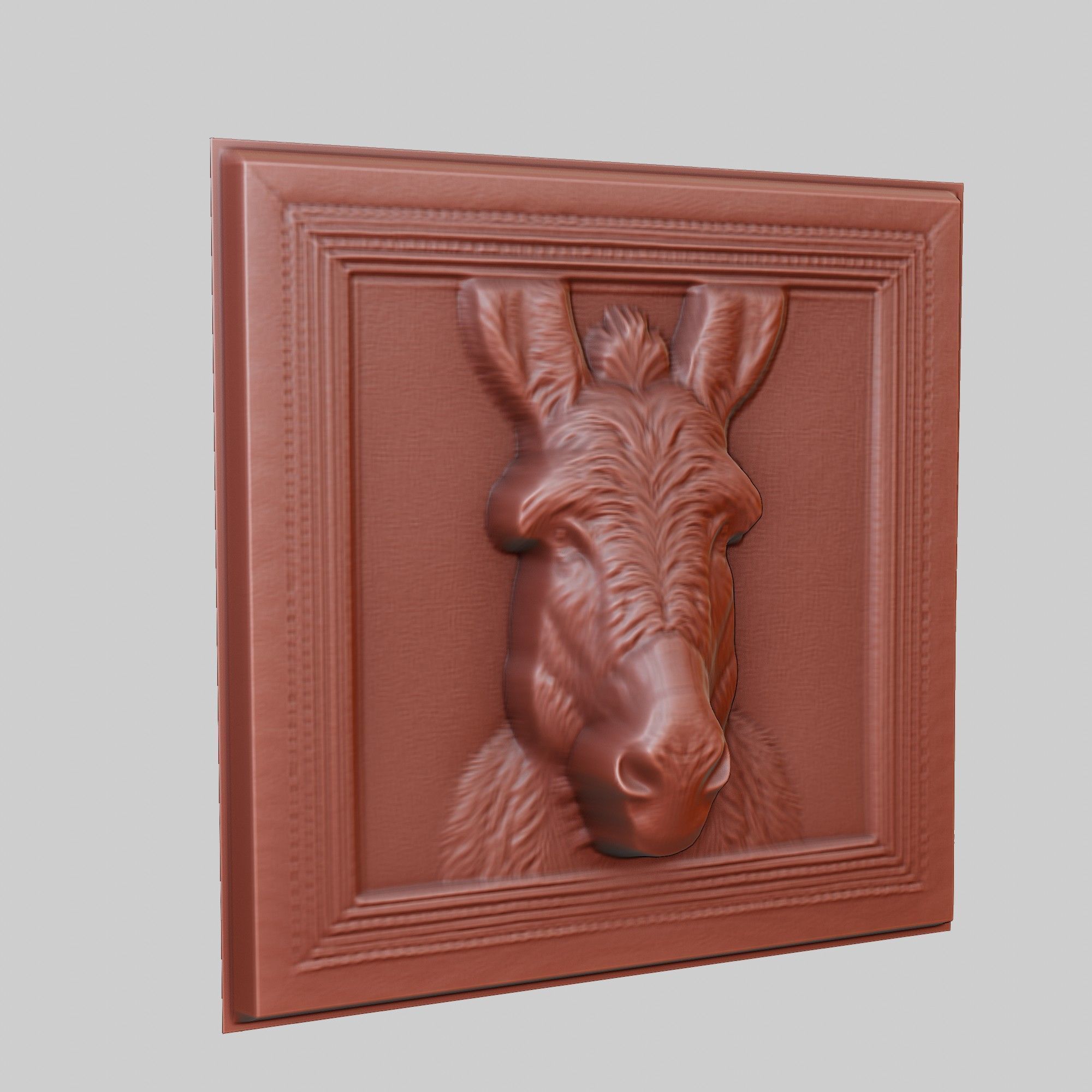 Donkey Animal 3D print model_3