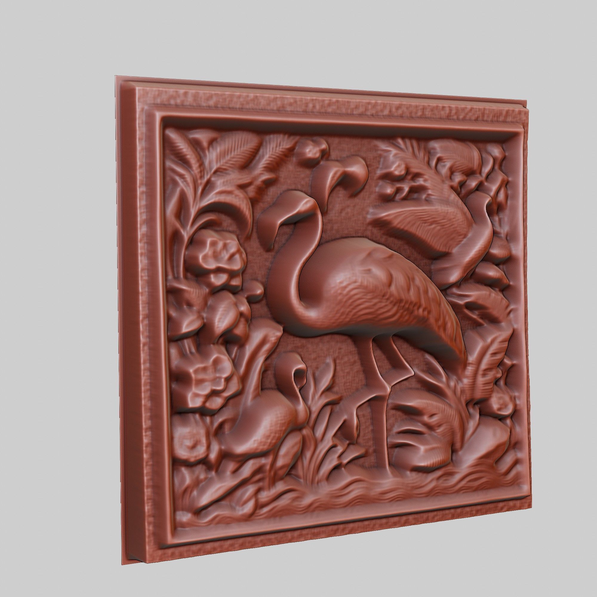 Flamingo Animal 3D print model_3