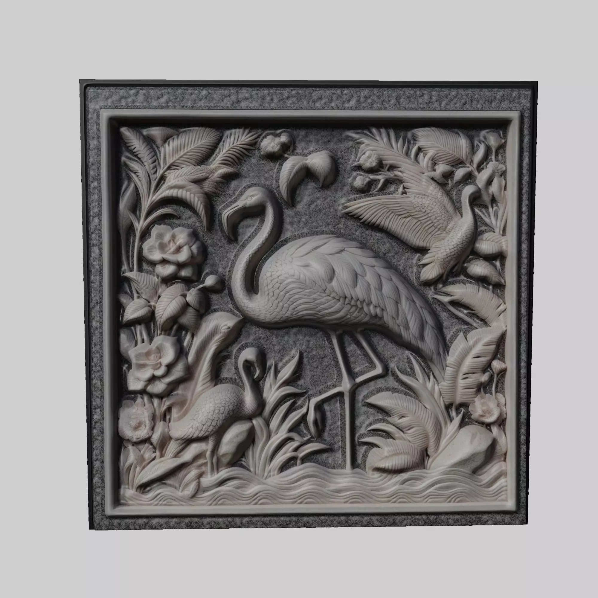 Flamingo Animal 3D print model_0