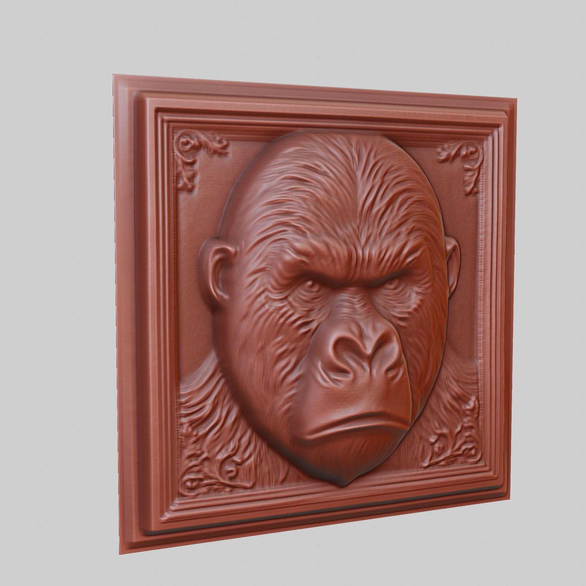 Gorilla Animal 3D print model_3