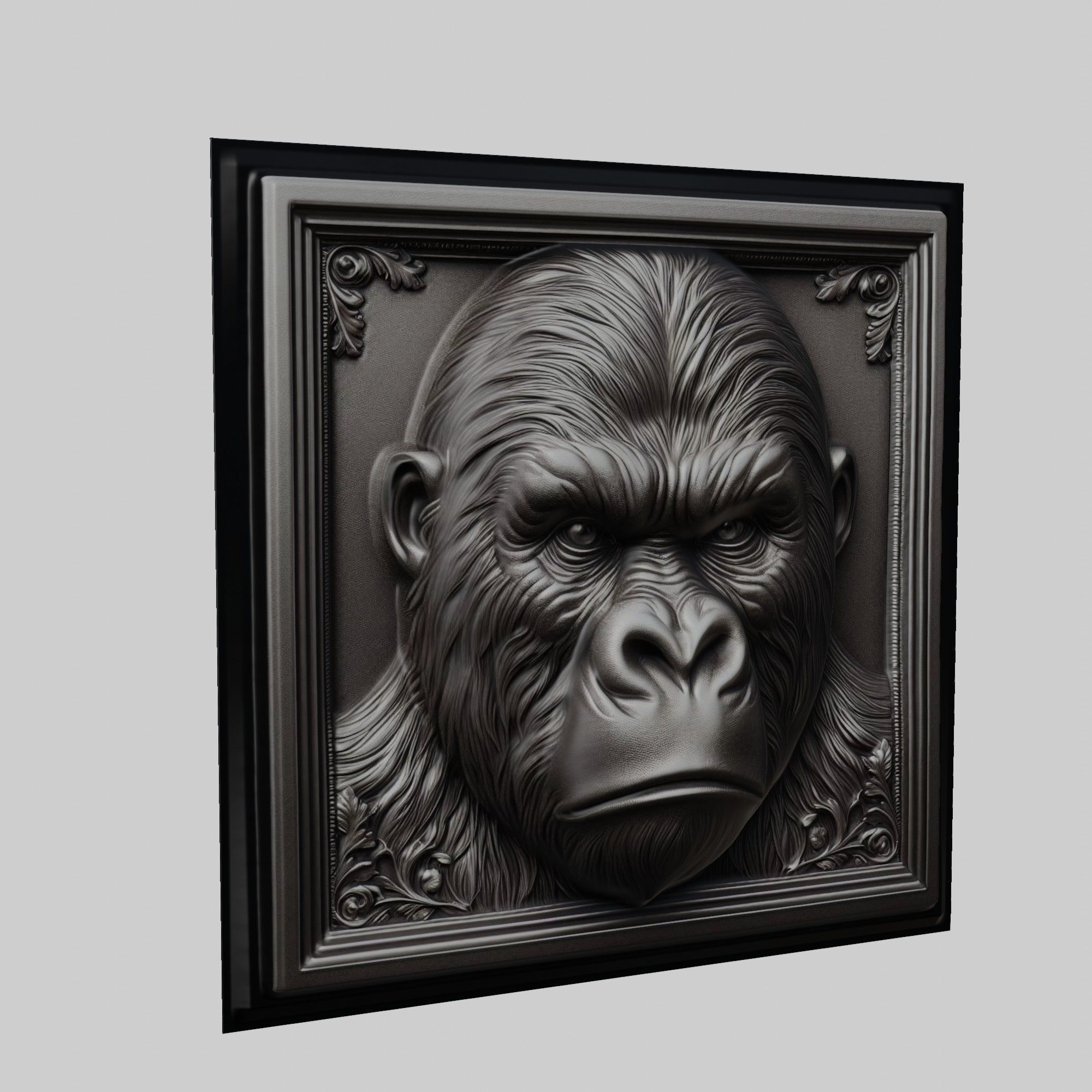 Gorilla Animal 3D print model_1