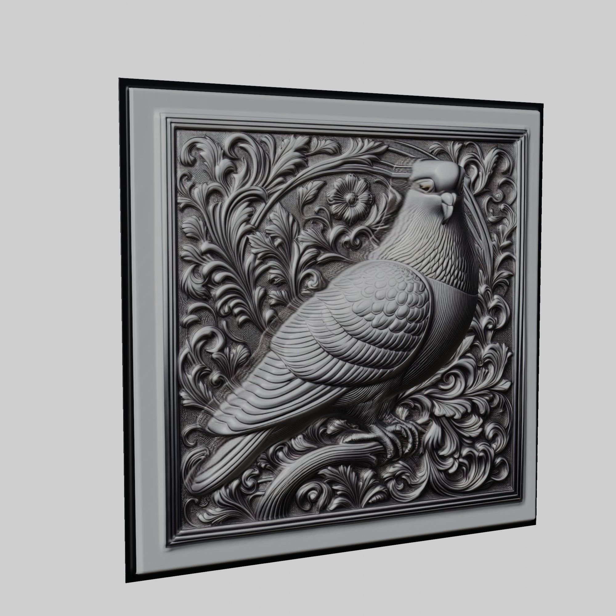 Pigeon Animal 3D print model_1