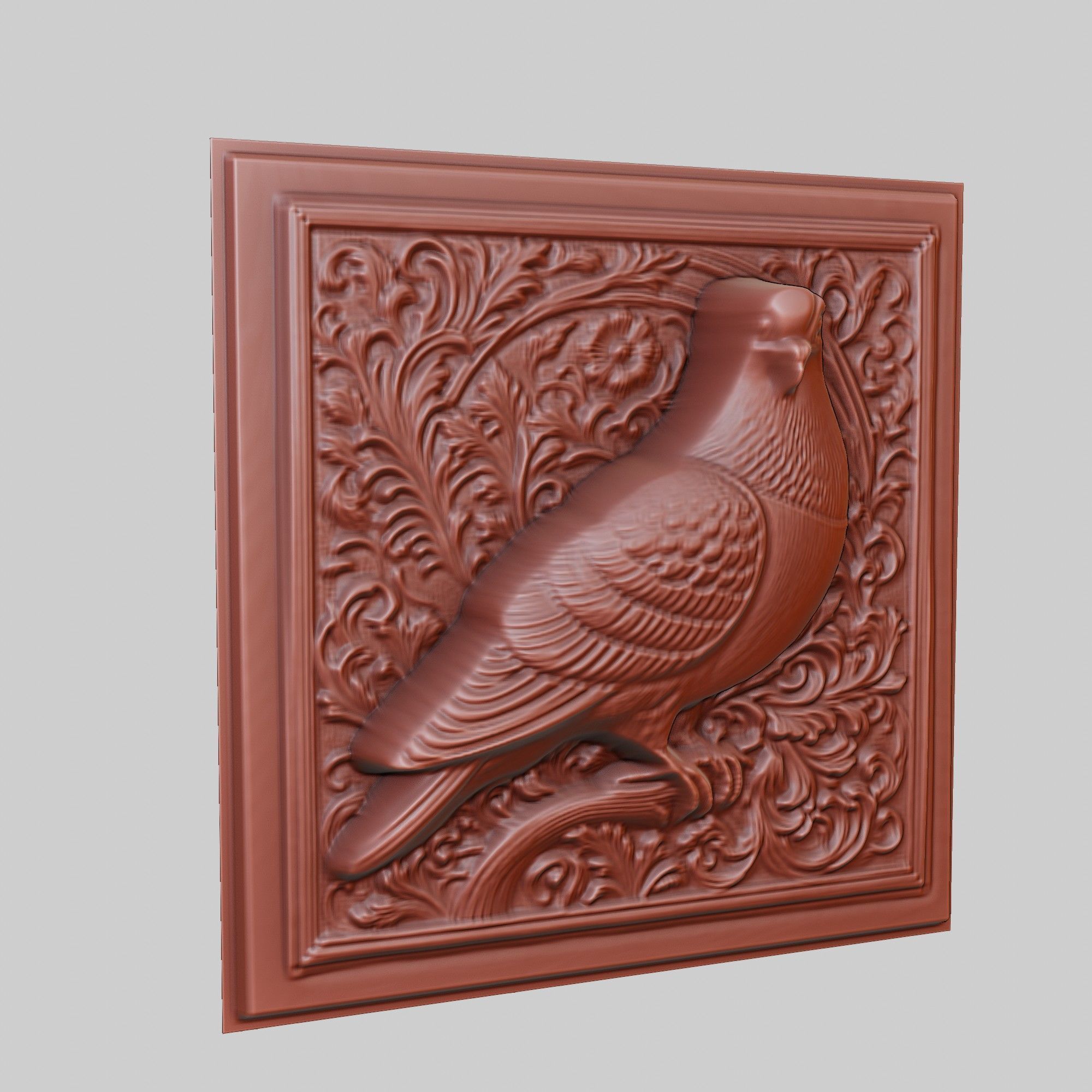 Pigeon Animal 3D print model_3