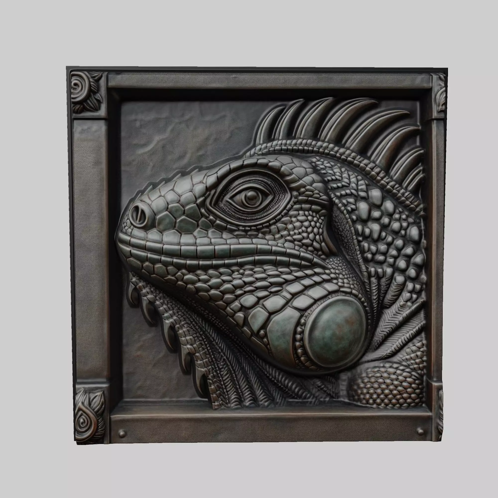 Iguana Animal 3D print model_0