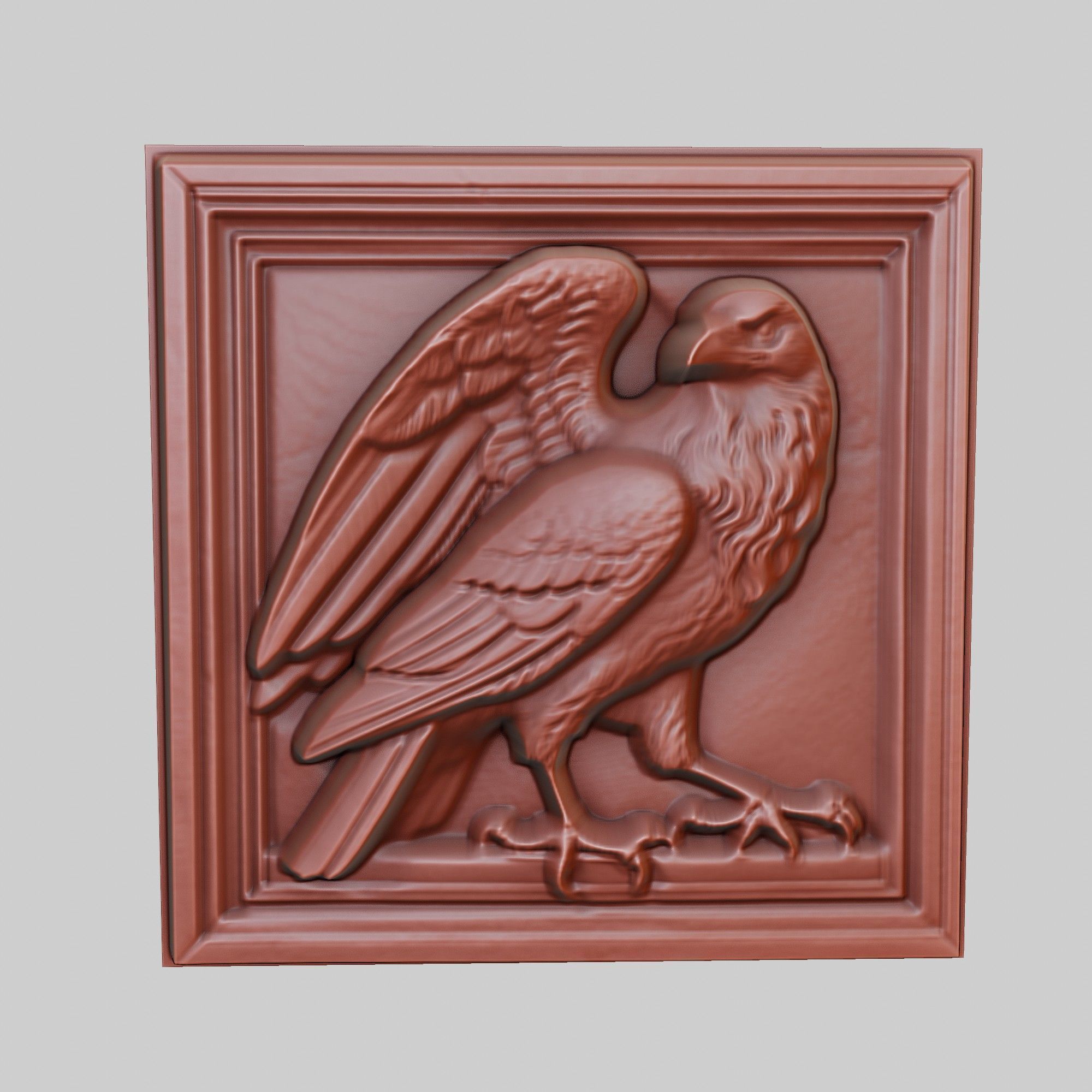 Crow Animal 3D print model_2