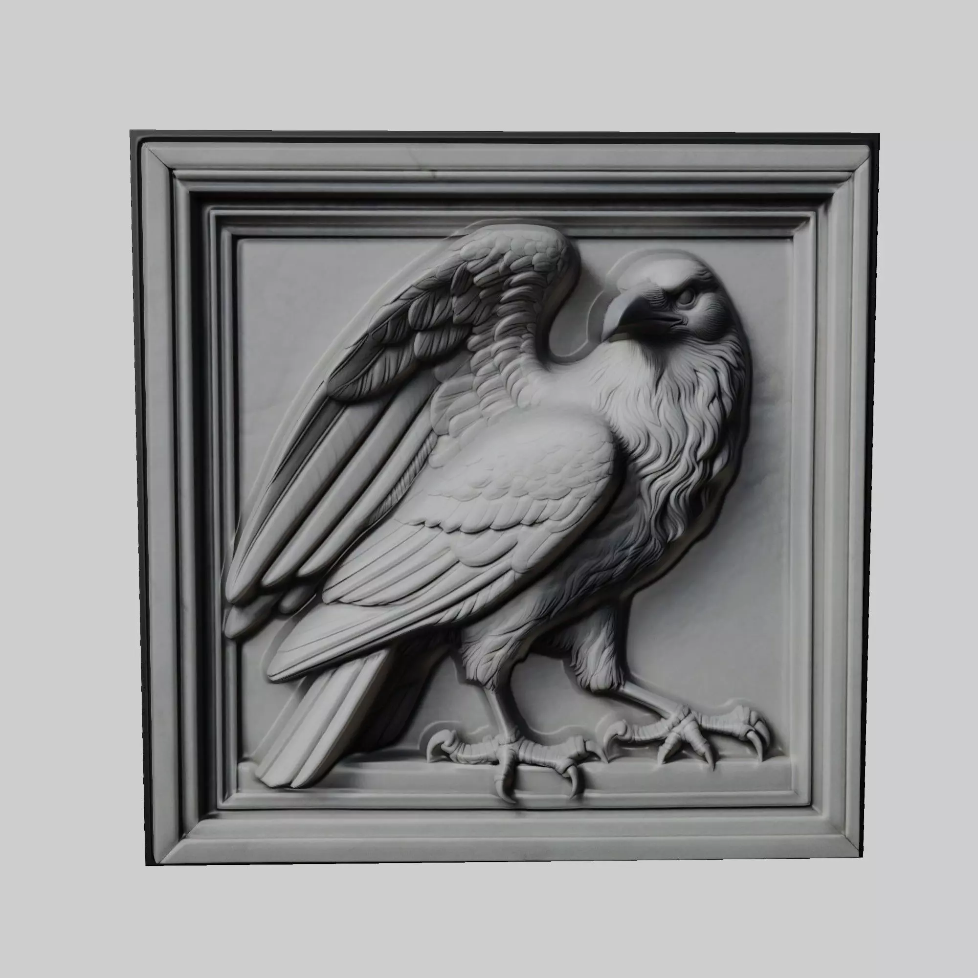 Crow Animal 3D print model_0